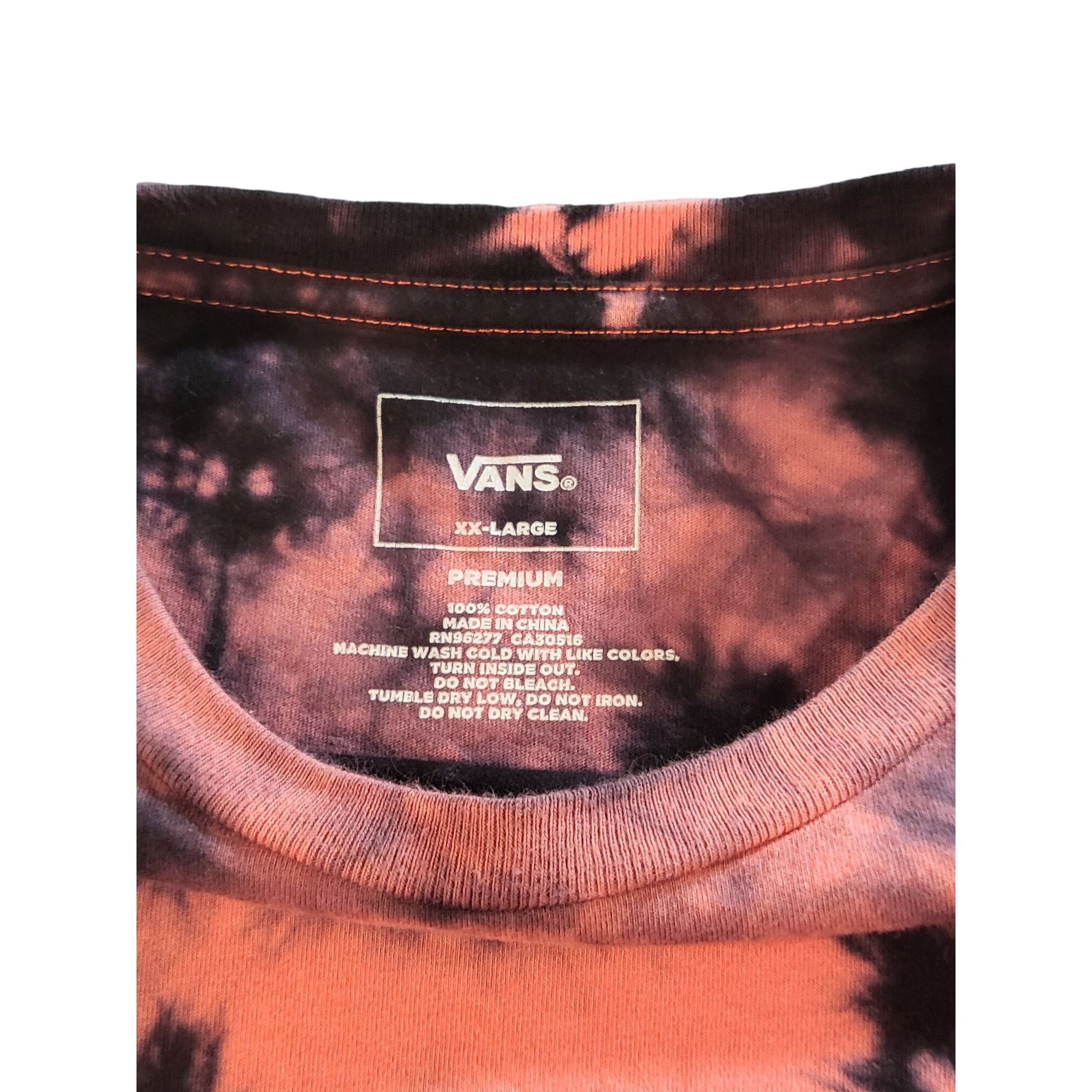 Vans Vans Premium Tie Dye Tshirt Men Sz XXL Double Sided Pink Bla Size US XXL / EU 58 / 5 - 5 Thumbnail