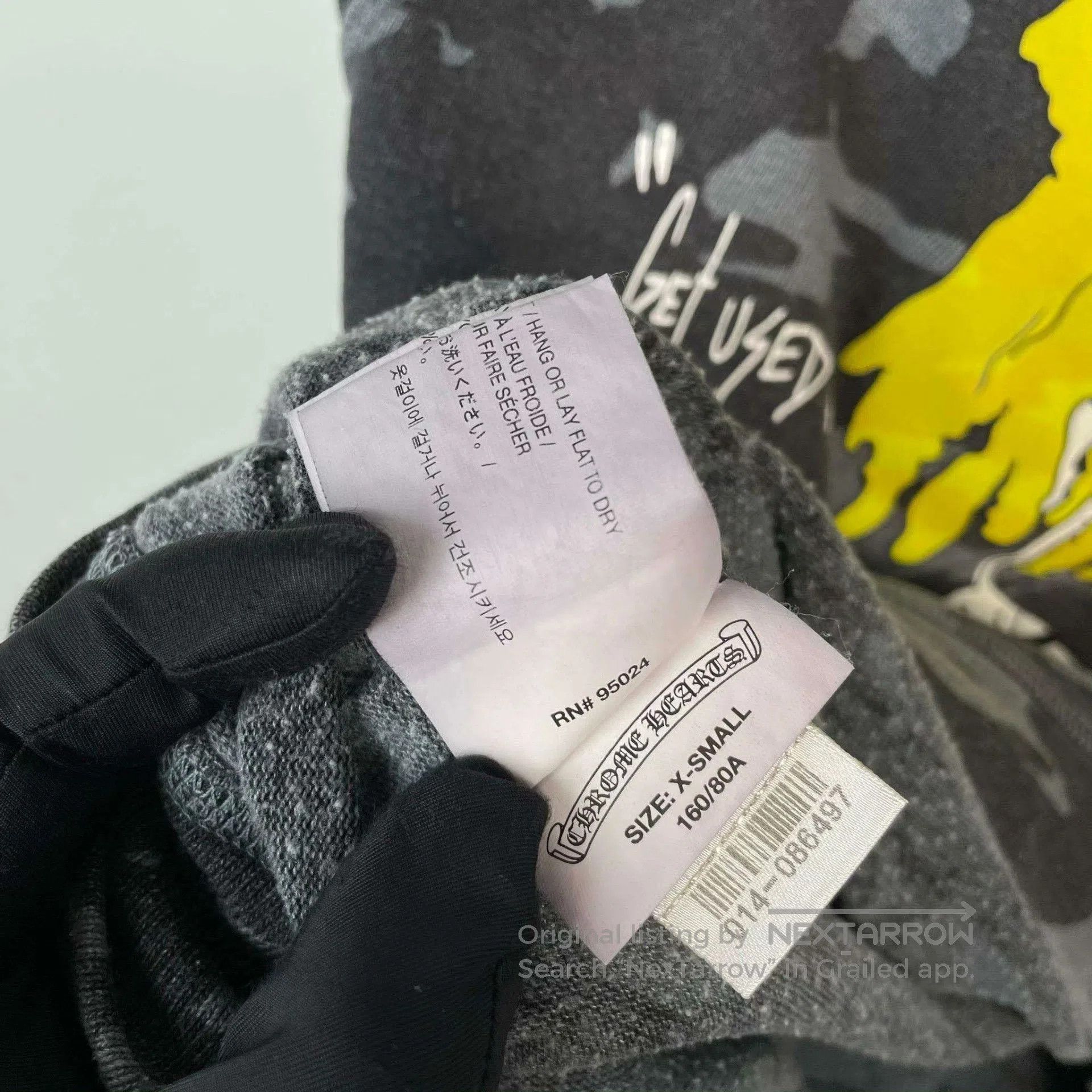 Chrome Hearts Gray Camouflage Long-Sleeve Top. Size US M / EU 48-50 / 2 - 5 Thumbnail