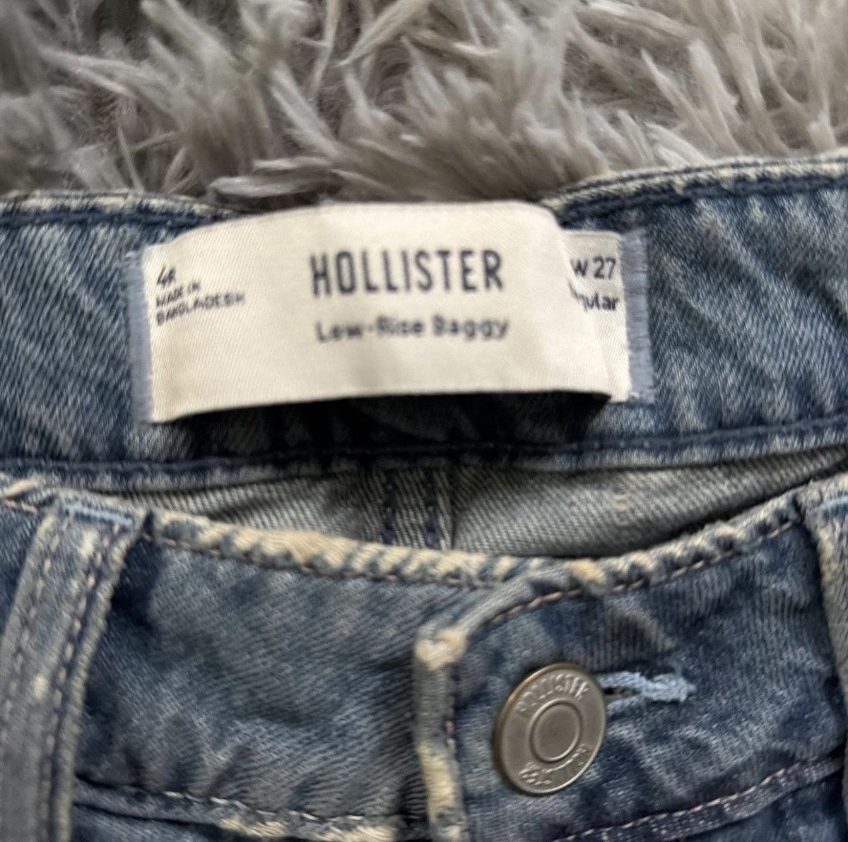 Hollister Women’s Low Rise Baggy Jeans Size 27" / US 4 / IT 40 - 4 Thumbnail