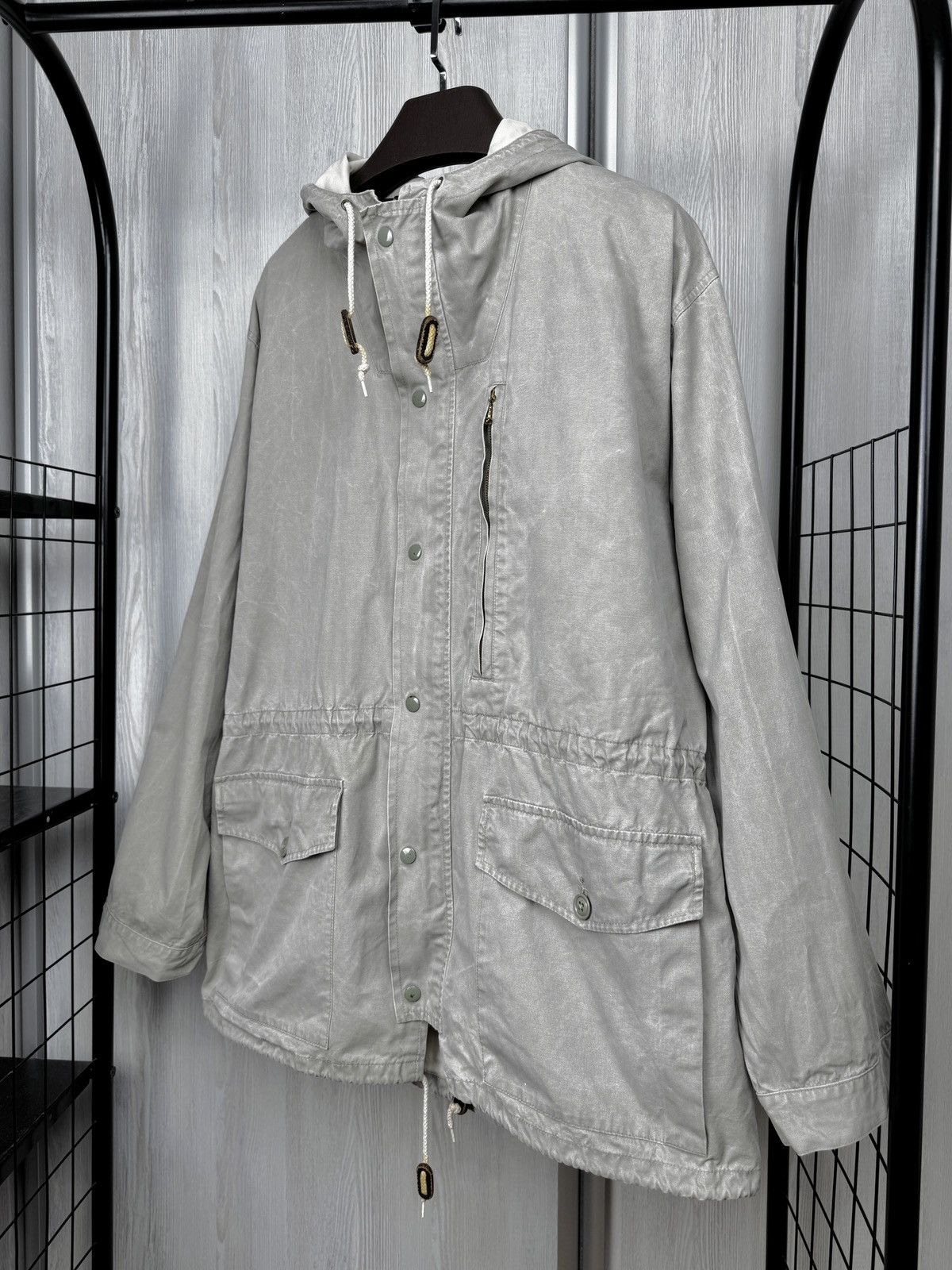 Polo Ralph Lauren Polo Ralph Lauren vintage 90s cotton blend beige gray jacket Size US M / EU 48-50 / 2 - 6 Thumbnail