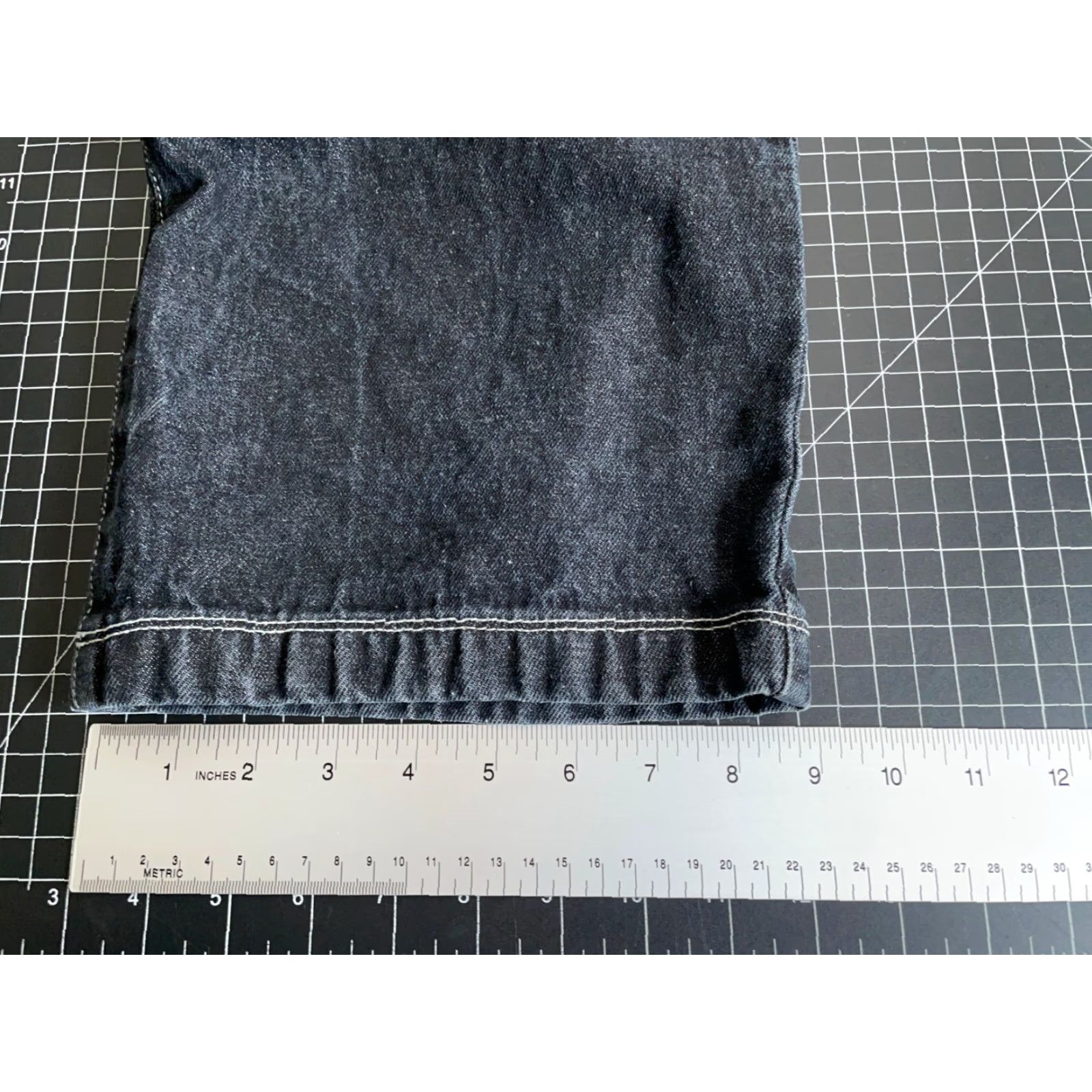 Denime VINTAGE Def Jam Men’s Jeans Baggy Fit 90s Hip Hop Denim Relaxed Fit 36x31.5 Black Size US 36 / EU 52 - 7 Thumbnail