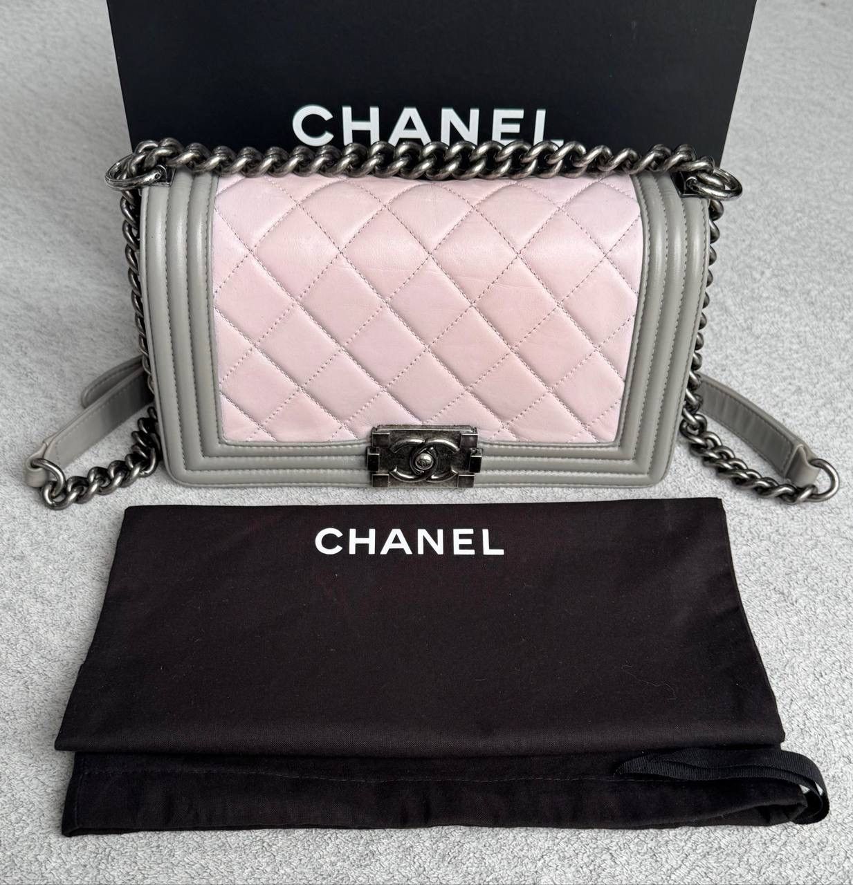 Chanel Chanel Ombre Boy Quilted Flap Bag Medium Size ONE SIZE - 3 Thumbnail