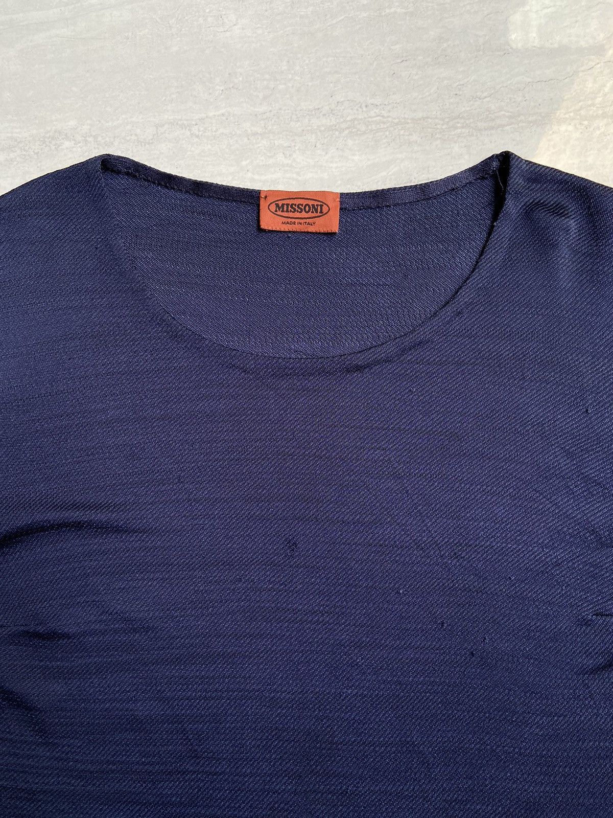 Missoni MISSONI Navy T-Shirt Size US S / EU 44-46 / 1 - 6 Thumbnail