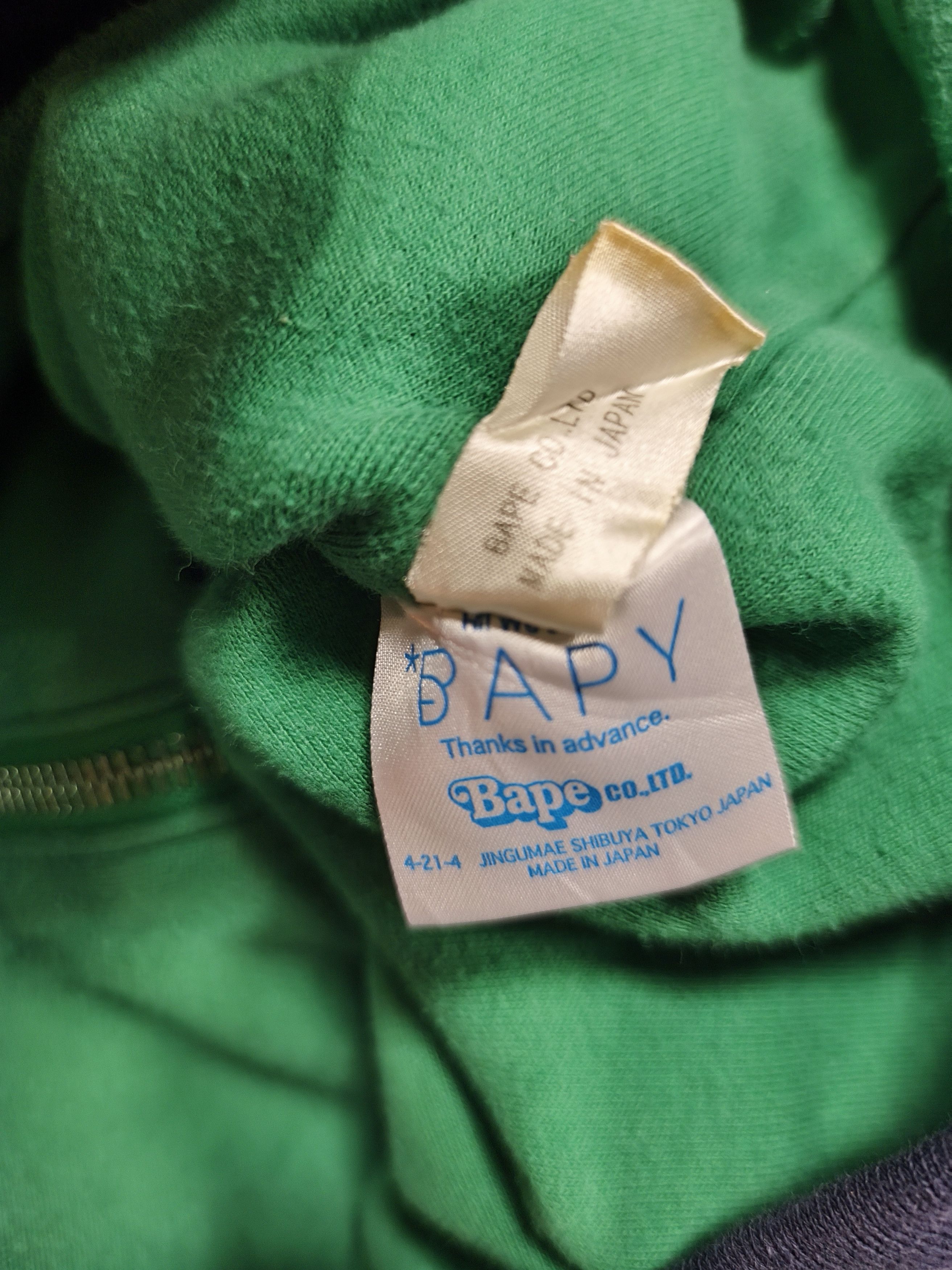 Bape Bapy crop tops hoodie zipper riri Size S / US 4 / IT 40 - 8 Thumbnail