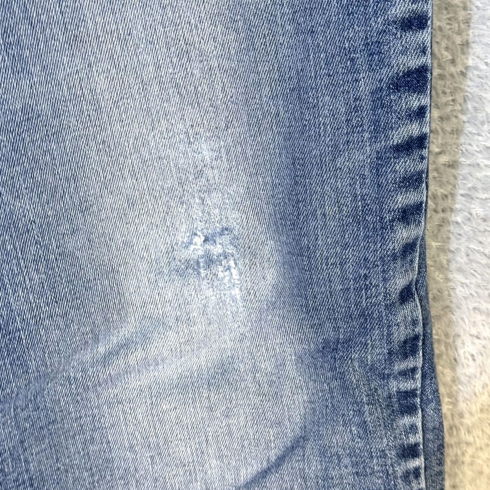 Levi's Levi’s 514 Jeans Mens 40x30 Blue Straight Denim Low Rise Zip Fly Shirt Size US 40 / EU 56 - 3 Thumbnail