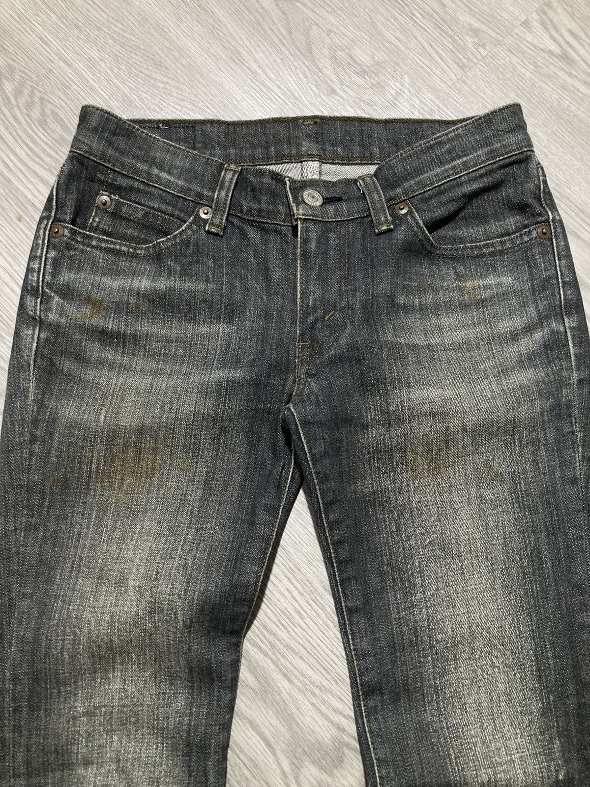Levi's Vintage Clothing 1990s Vintage Levis Clawmark Denim Pants Hedi Slimane Style Size US 27 - 6 Thumbnail