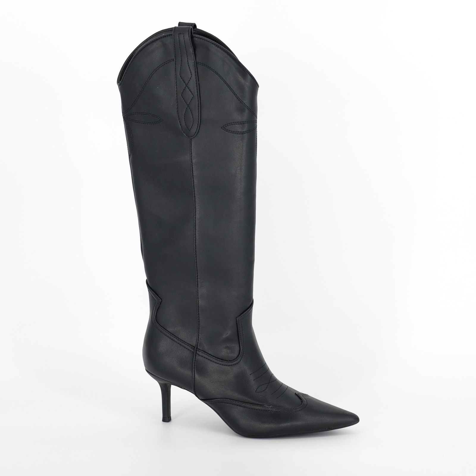 The Unbranded Brand I.N.C. Int Concepts Women Black Western Boots Size 5.5 Size US 5.5 / IT 35.5 - 1 Thumbnail