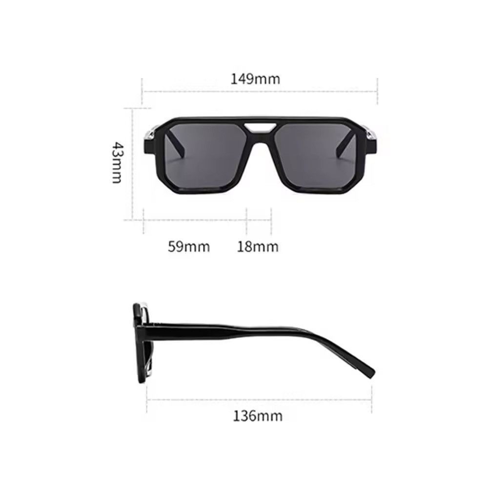 Electric Visual Retro Black Shades Glasses UV Resistant Sunglasses Size ONE SIZE - 4 Thumbnail