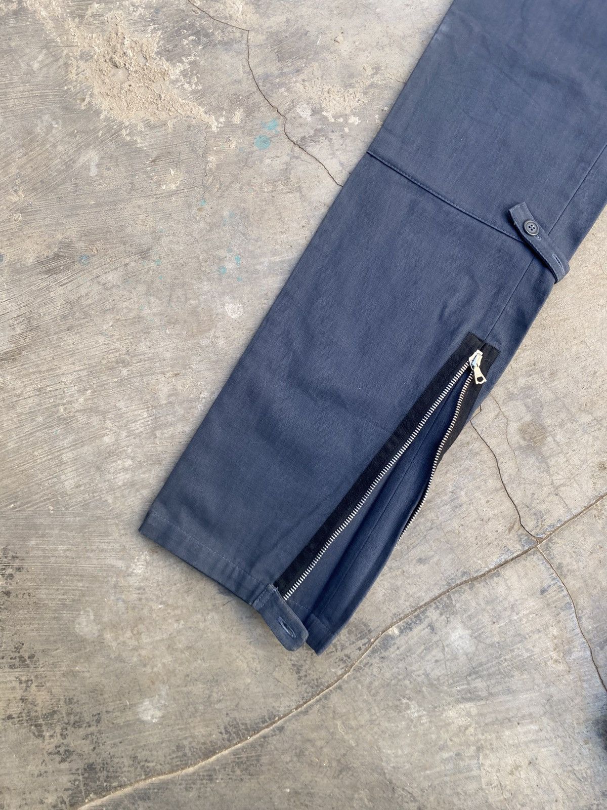 A.P.C. Apc Bondage Canvas Double Zipper Double Knee Pants Size US 31 - 4 Thumbnail