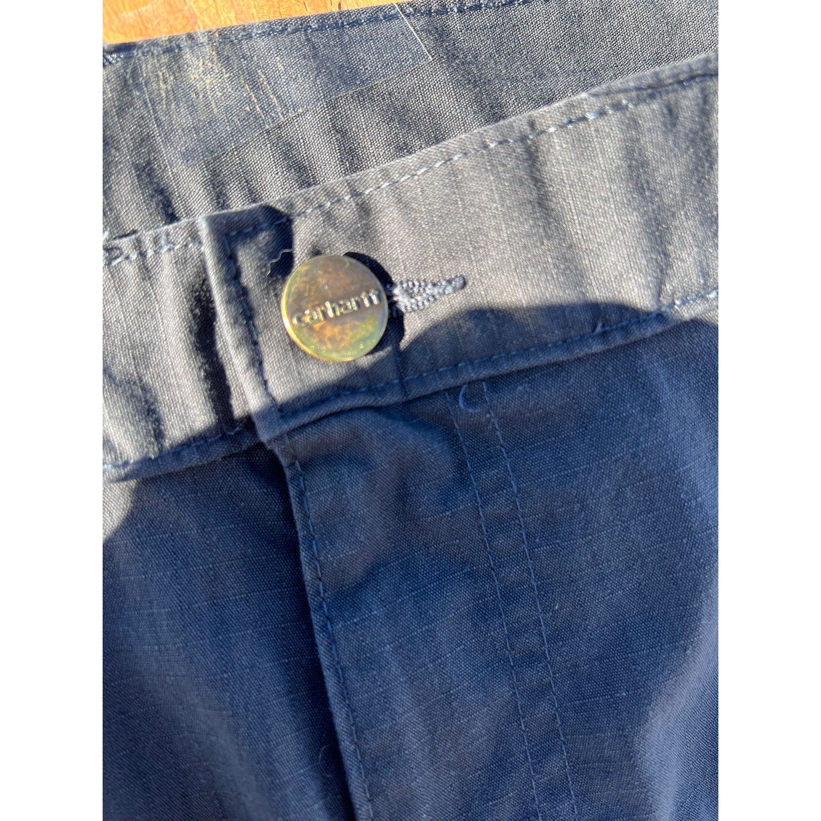 Carhartt Carhartt Relaxed Fit Gray Canvas Work Pants Mens 32x34 Size US 32 / EU 48 - 9 Thumbnail