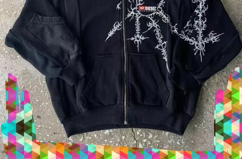 Vintage Streetwear Oversized Printed Zip-Up Jacket Size US M / EU 48-50 / 2 - 2 Thumbnail