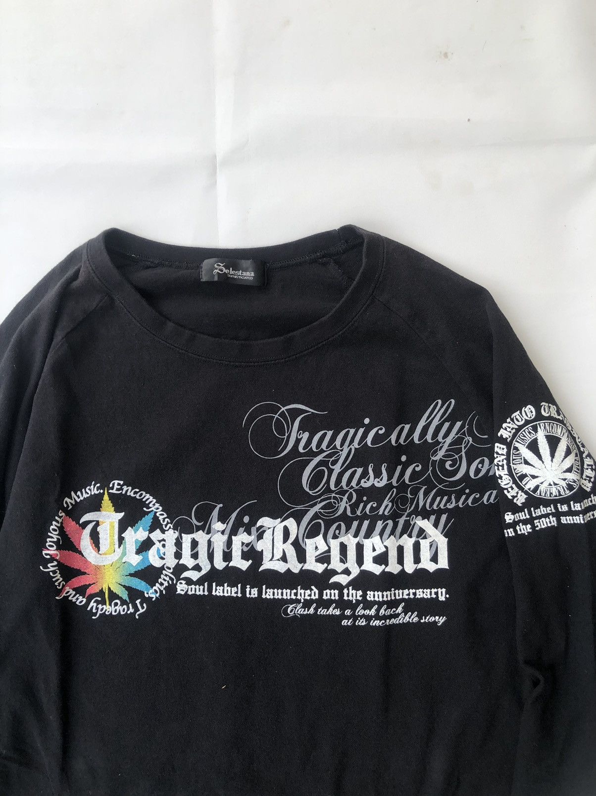If Six Was Nine Poem Marijuana Selesta LongSleeve Japanase Style Tee Size US L / EU 52-54 / 3 - 4 Thumbnail