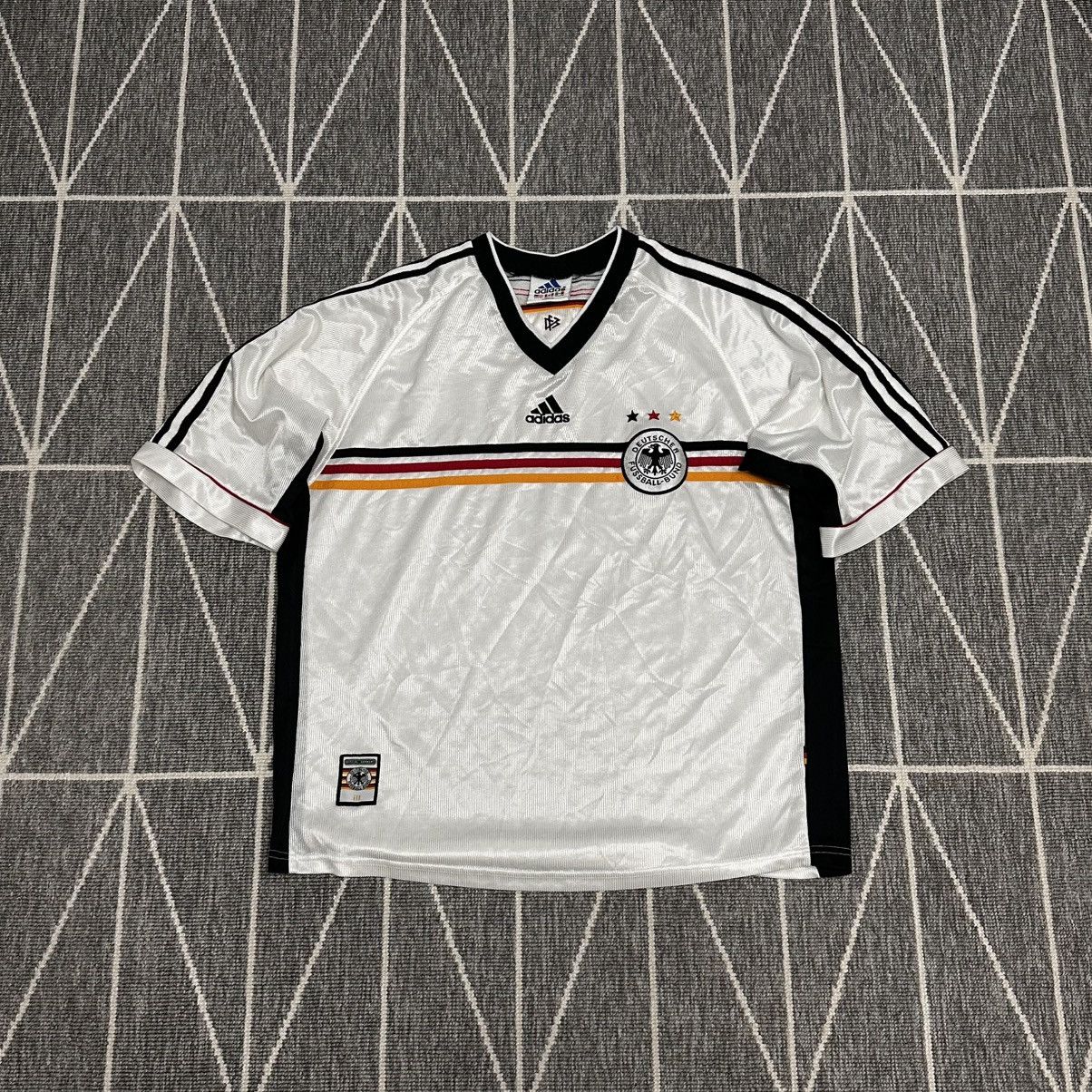 Vintage vintage adidas Deutschland soccer jersey 90s Size US XL / EU 56 / 4 - 1 Thumbnail