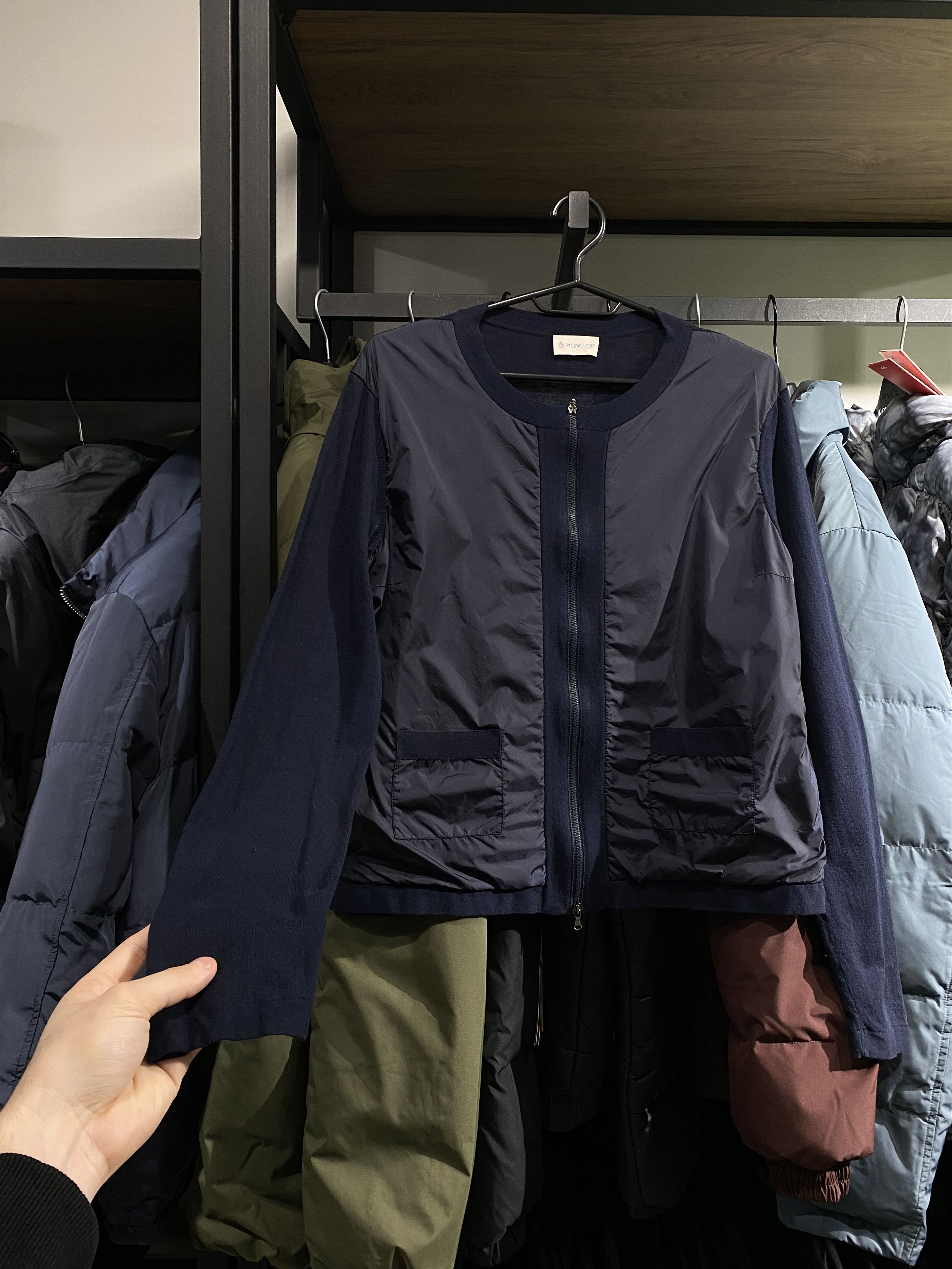Moncler Moncler Maglia Tricot Alla Coreana cardigan Jacket Size M / US 6-8 / IT 42-44 - 5 Thumbnail