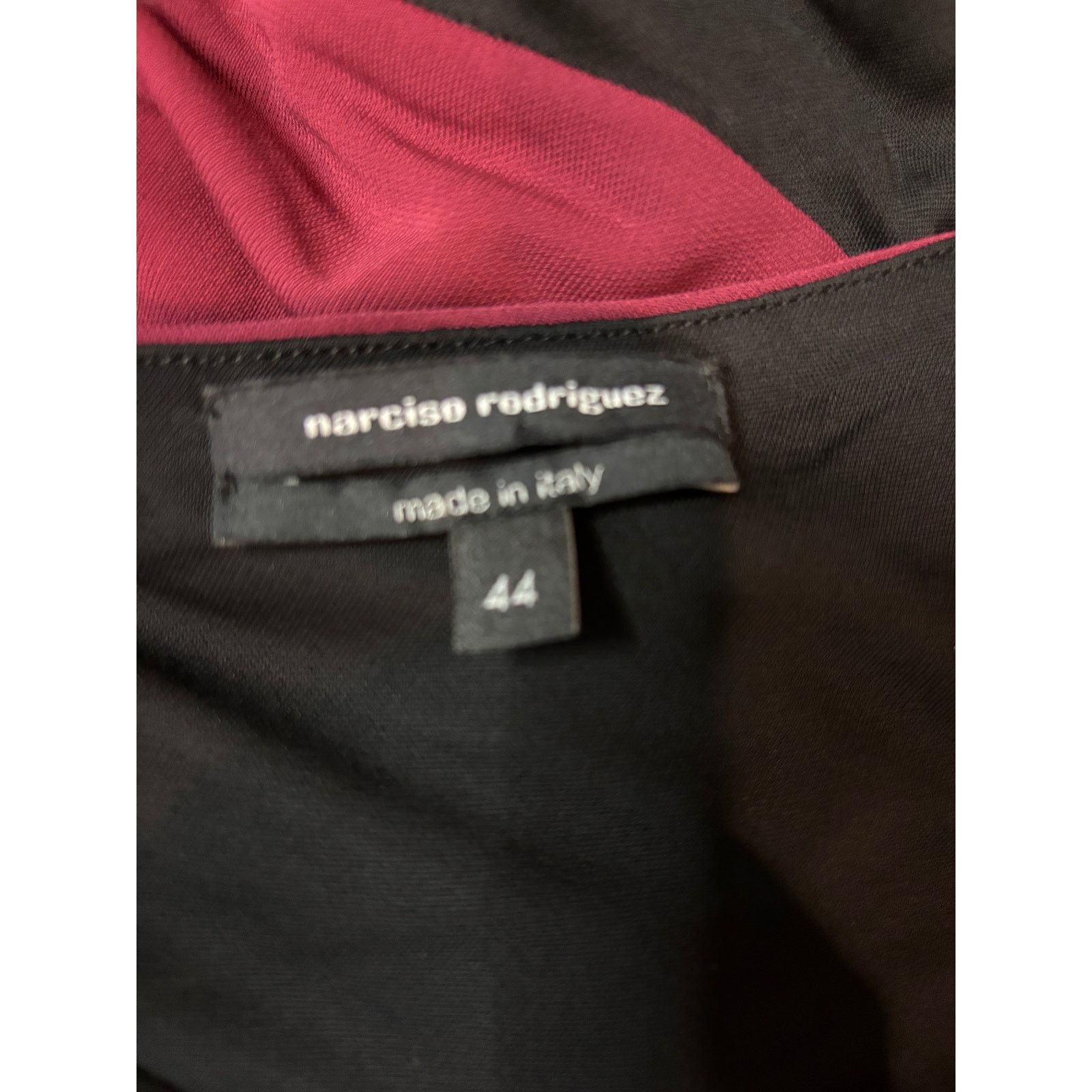 Narciso Rodriguez Narciso Rodriguez Burgundy Midi Dress Size 44 Size M / US 6-8 / IT 42-44 - 3 Thumbnail