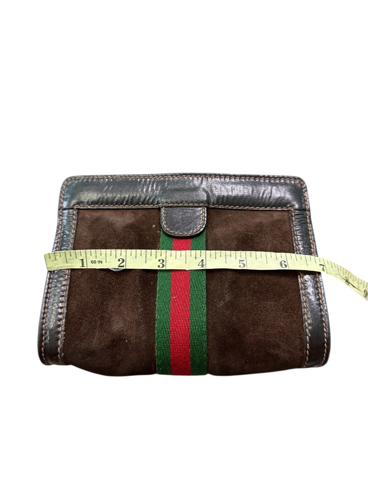 Gucci RARE VINTAGE GUCCI PARFUMS MINI SUEDE POUCH/CLUTH BAG Size ONE SIZE - 13 Thumbnail