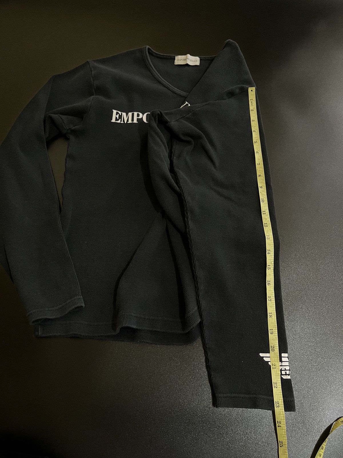 Armani × If Six Was Nine × Japanese Brand Emporio armani longsleeve Oldmoney Size US M / EU 48-50 / 2 - 8 Thumbnail
