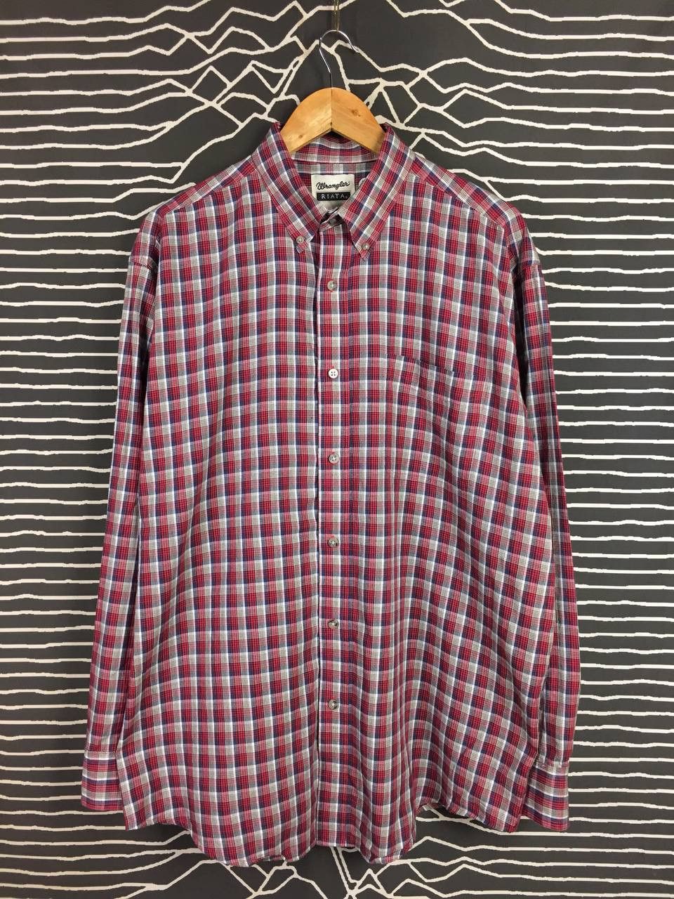 Wrangler Wrangler RIATA Plaid Western Button Up Long Sleeve Shirt Size US XL / EU 56 / 4 - 1 Thumbnail
