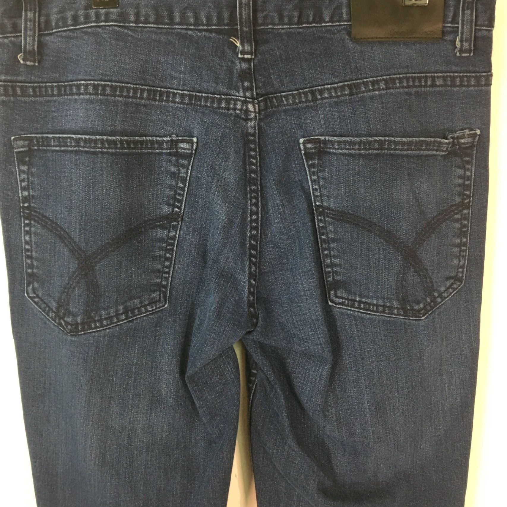 Calvin Klein Calvin Klein Mens Blue Denim Jeans 32X32 Straight Fit Low Rise Casual Size US 32 / EU 48 - 4 Thumbnail