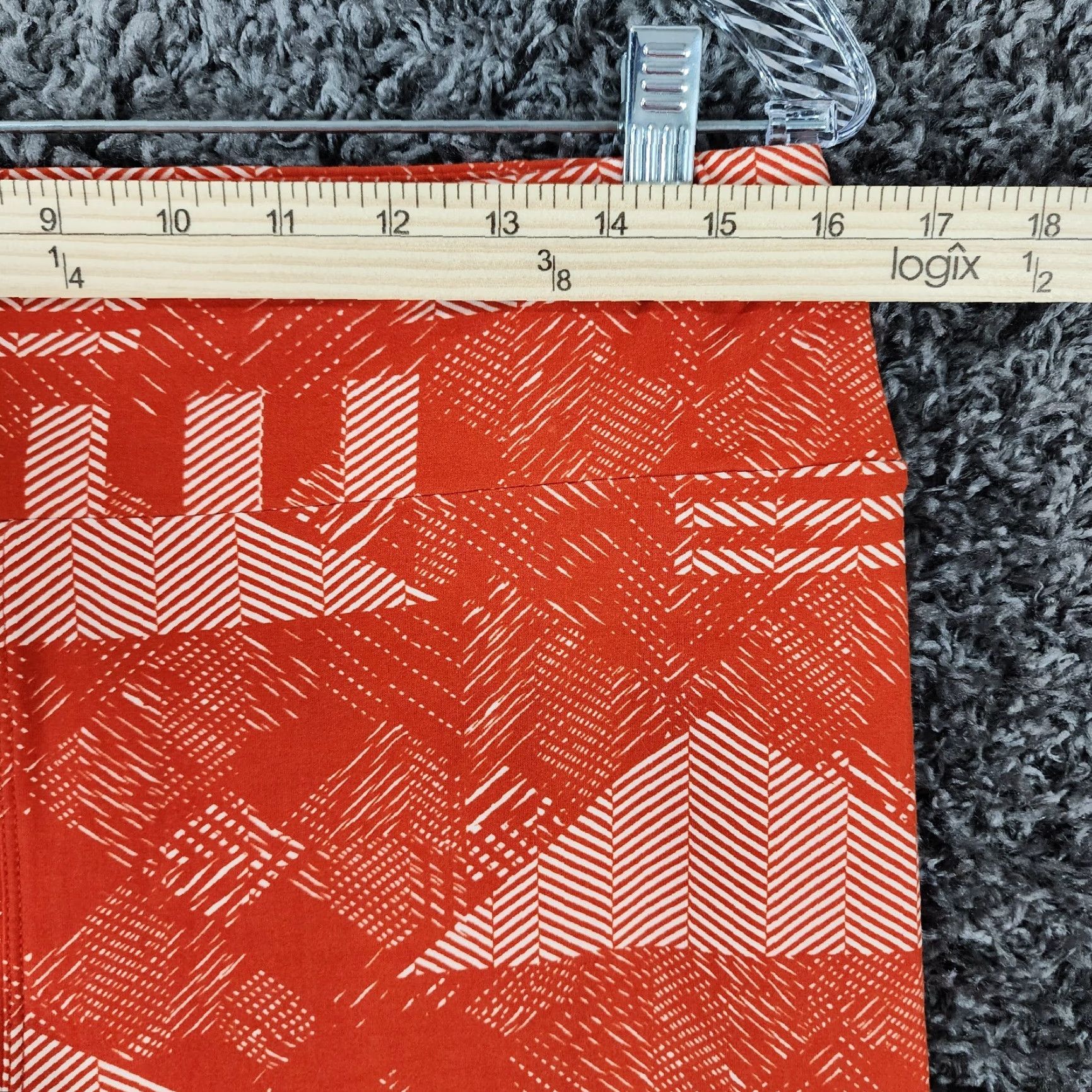 Vintage LuLaRoe Leggings XL Tall Orange Soft Ankle Curvy Inseam 29in Womens Size 40" / US 18 - 5 Thumbnail