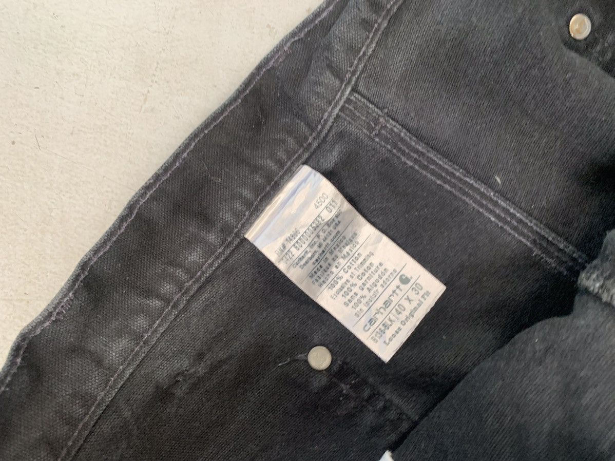 Carhartt Vintage Carhartt b01 BLK double knee workwear denim Size US 40 / EU 56 - 4 Thumbnail
