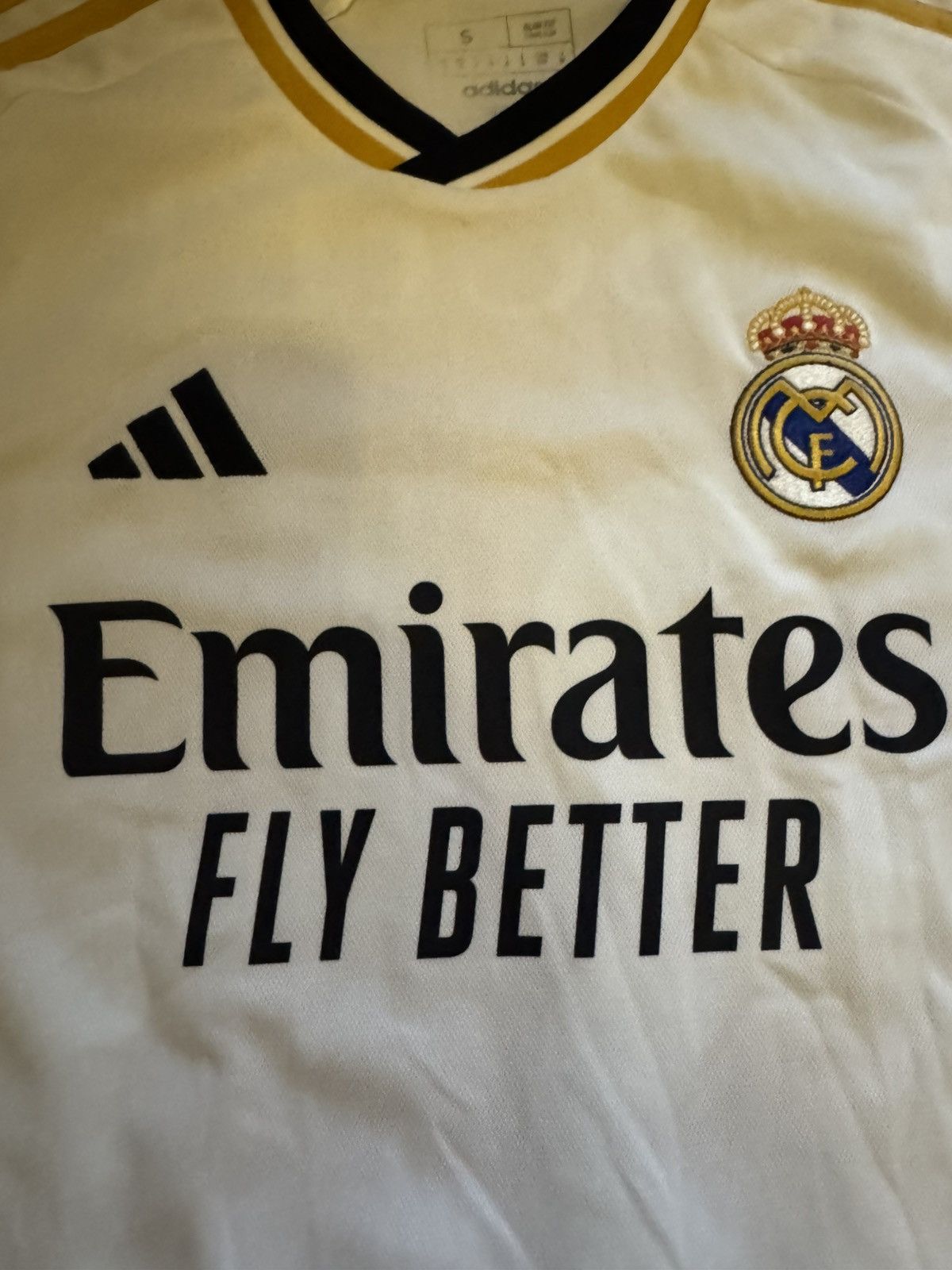 Adidas REAL MADRID CF 2023/2024 HOME FOOTBALL SHIRT SZ S HR3796 Size US S / EU 44-46 / 1 - 3 Thumbnail