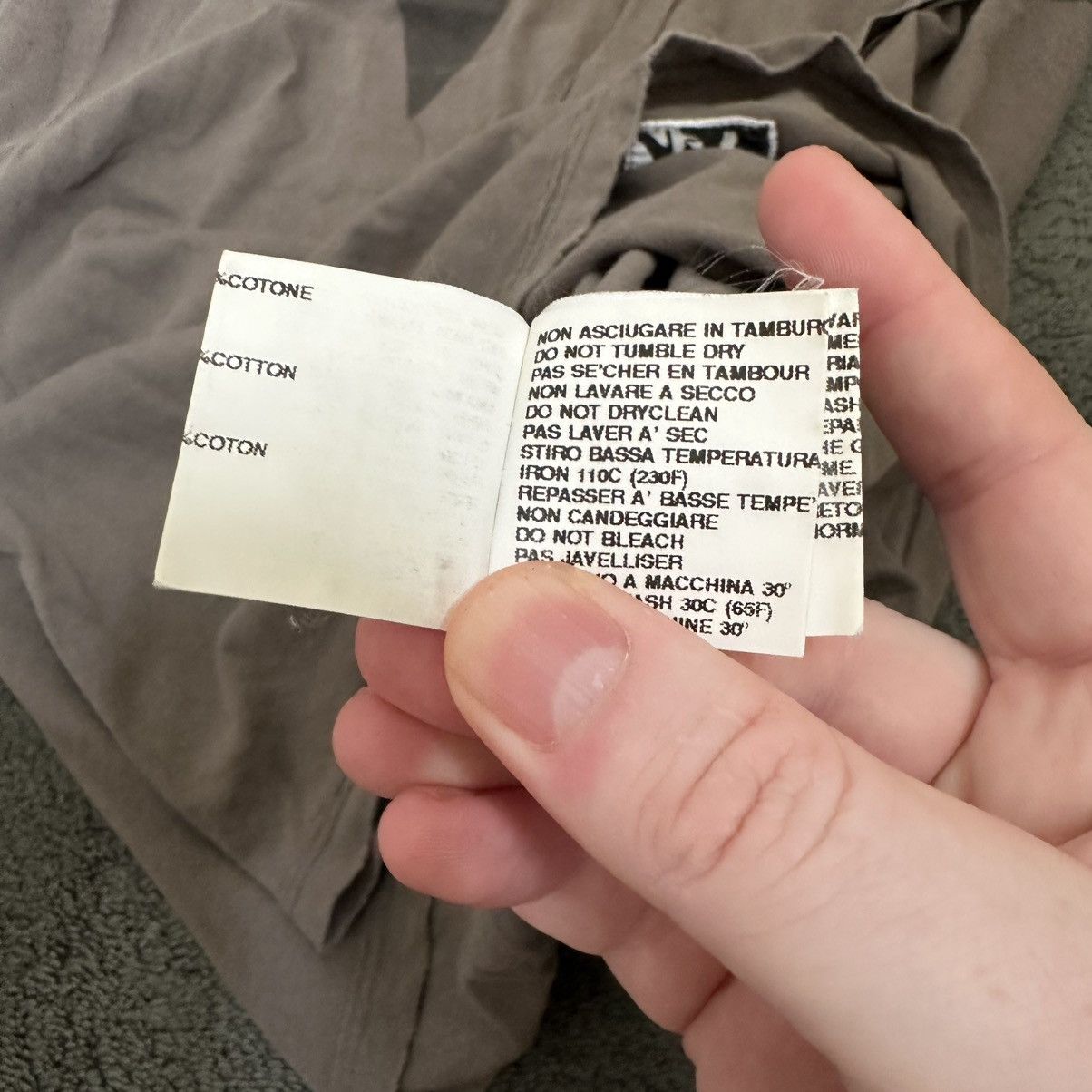 Rick Owens Archive Rick Owens Spring 2008 Eagle Long Sleeve Shirt Size US XS / EU 42 / 0 - 8 Thumbnail