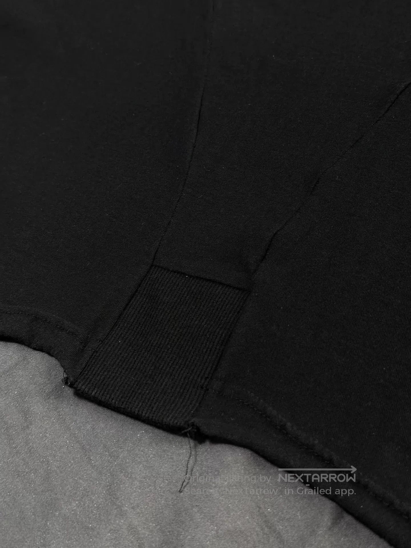 First Aid To The Injured Black Asymmetrical Edge Hoodie Cardigan. Size US L / EU 52-54 / 3 - 5 Thumbnail