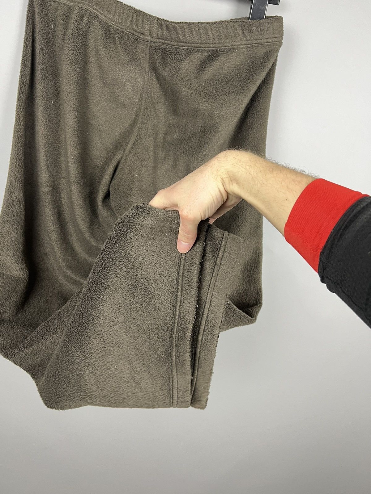 Patagonia M-L Vintage Patagonia Deep Pile Fleece Wide Pants Synchilla Size 31" - 10 Thumbnail