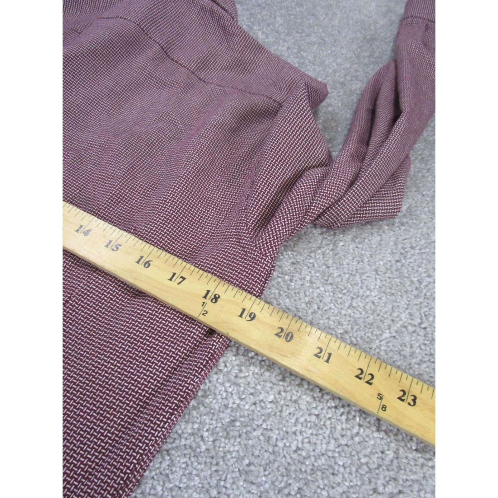 Ted Baker Ted Baker Shirt Mens Small Burgundy Red Button Up Classic Size US S / EU 44-46 / 1 - 5 Thumbnail