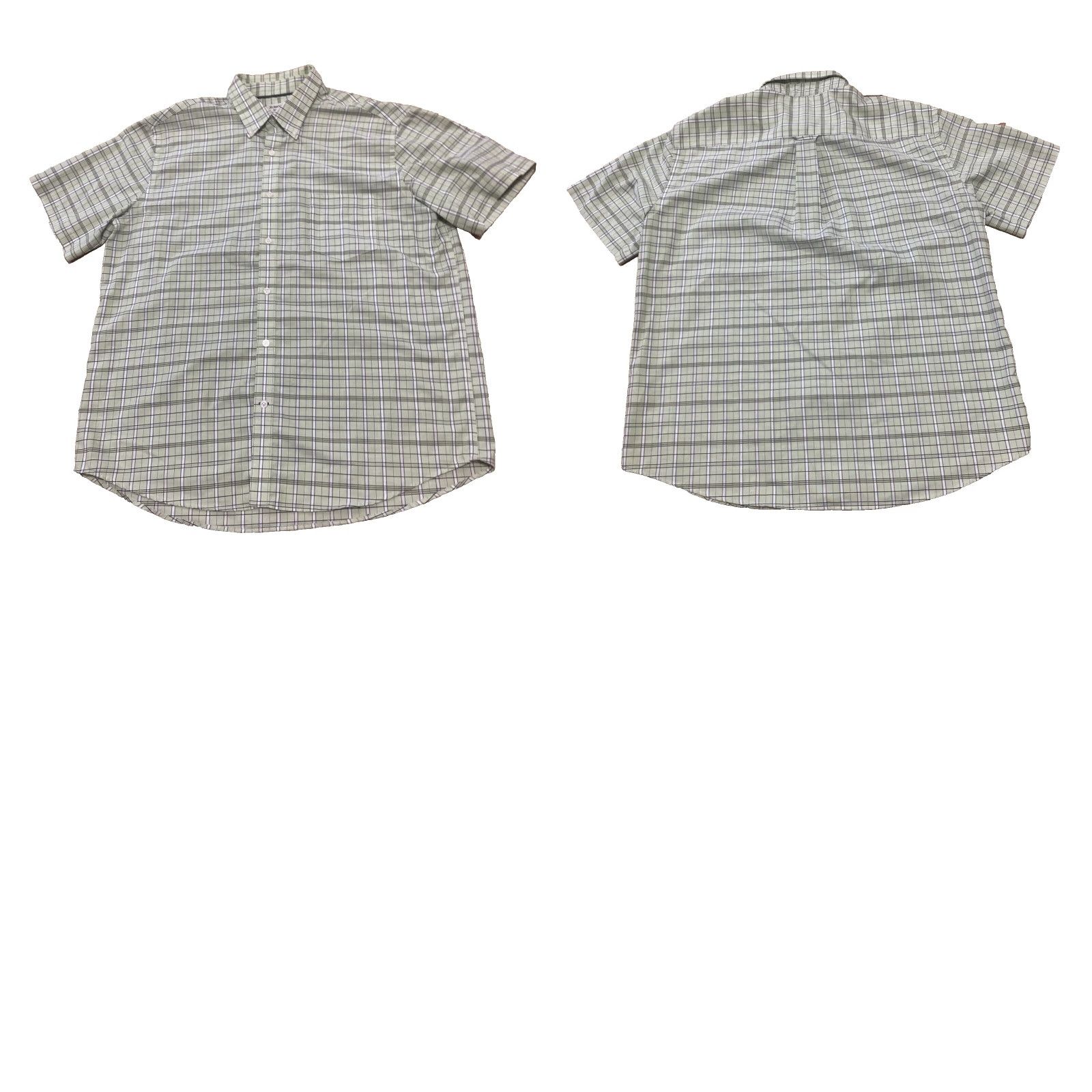 Vintage VINTAGE St. Johns Bay Button-Up Shirt Men XL Green Plaid Short Sleeve Y2K Streetwear Casual Wrinkle Free Iron Free Button-Down Size US XL / EU 56 / 4 - 10 Thumbnail