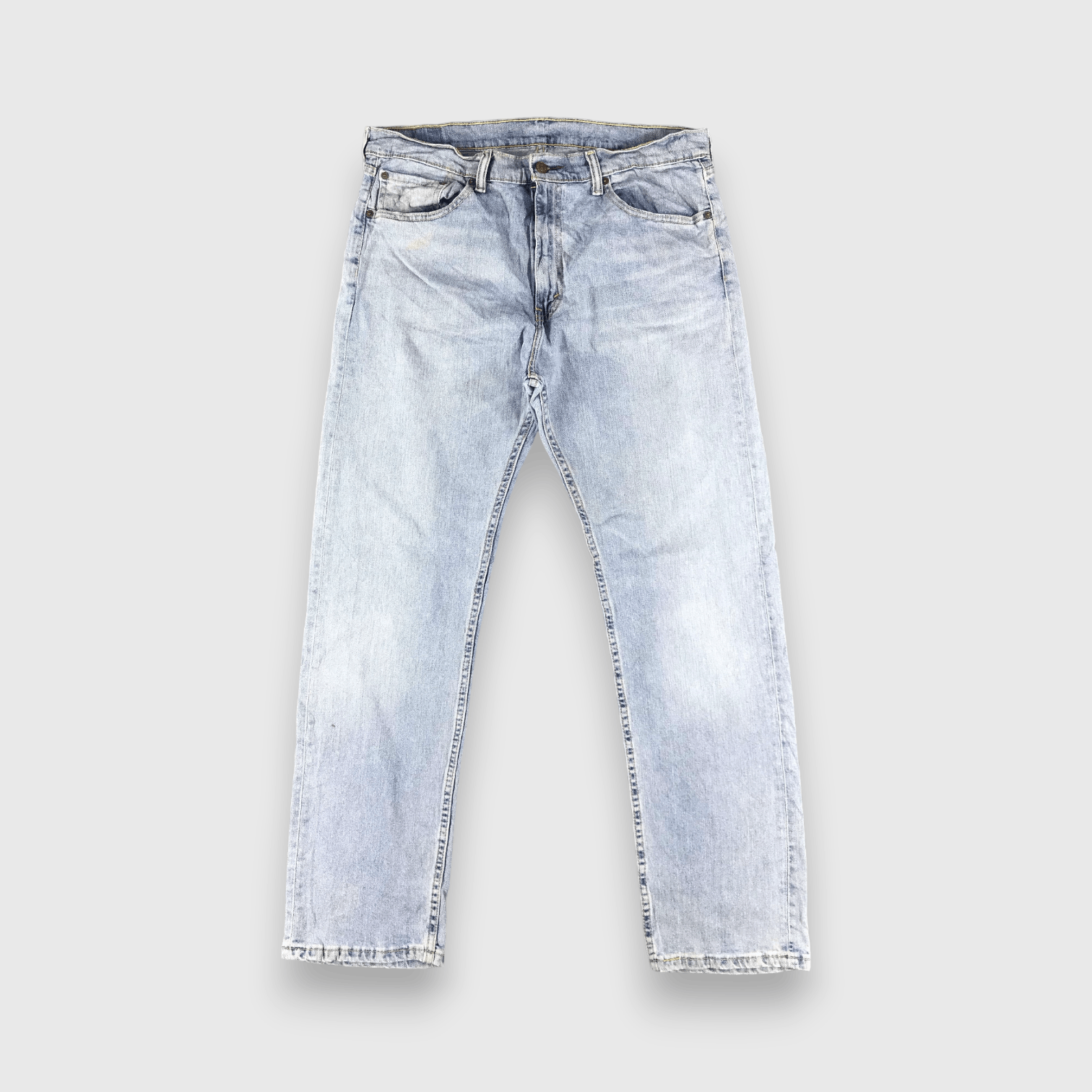 Levi's 90s Vintage Blue Wash Levis 505 Jeans-J2640 Size US 35 - 1 Thumbnail