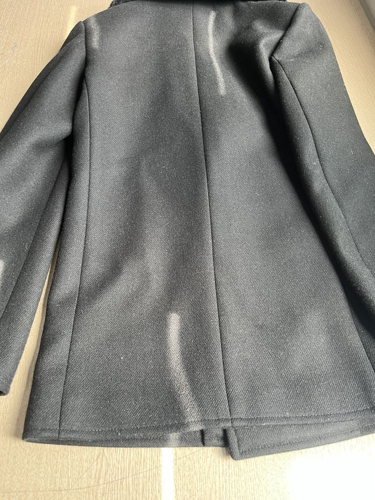 Saint Laurent Paris 46 Saint Laurent Nutria real fur collar wool peacoat jacket Size US S / EU 44-46 / 1 - 8 Thumbnail
