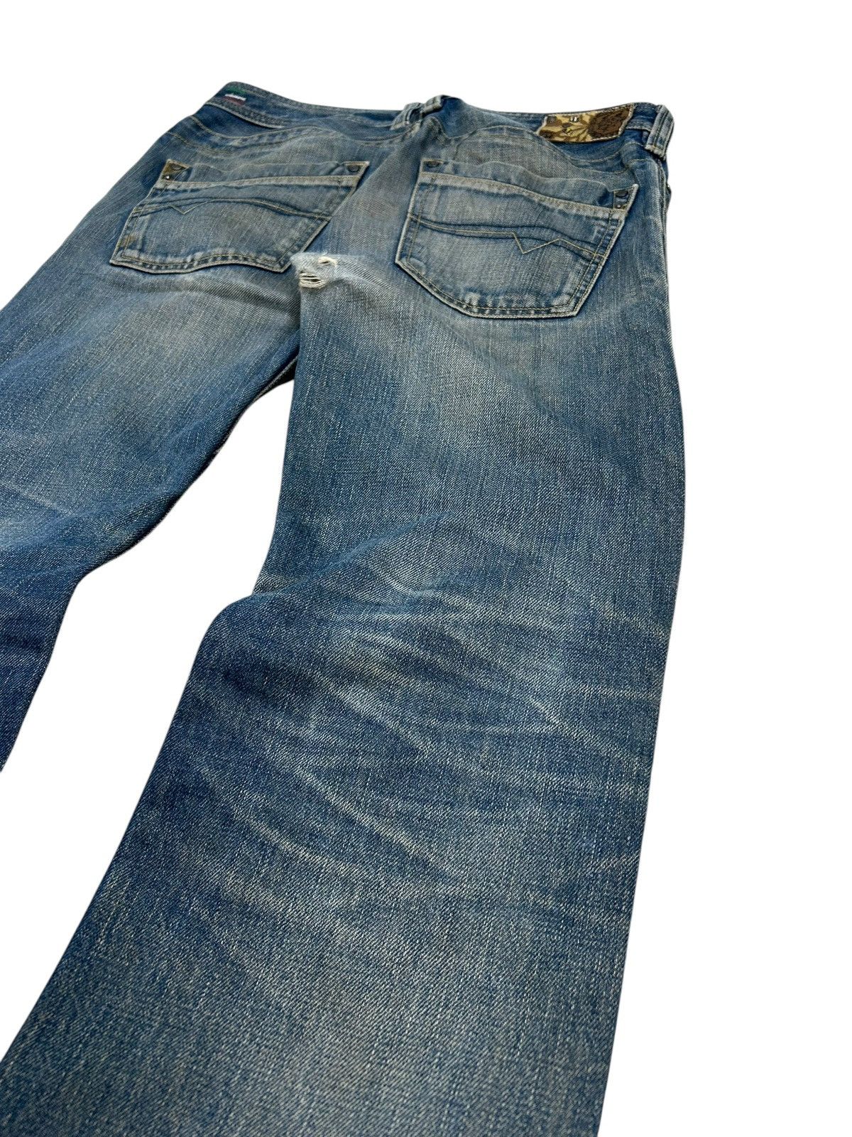 Diesel Diesel Trojan Jean Mud Washed Distressed Straight Cut Size US 30 / EU 46 - 11 Thumbnail