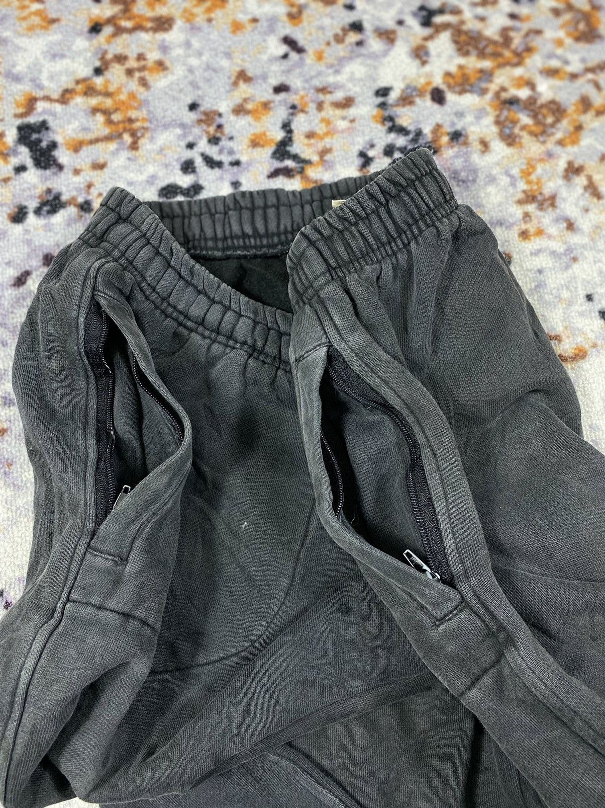 New York Yankees × Russell Athletic VTG Black Russell Athletic New York feded Jogger pants Baggy Size US 28 / EU 44 - 6 Thumbnail