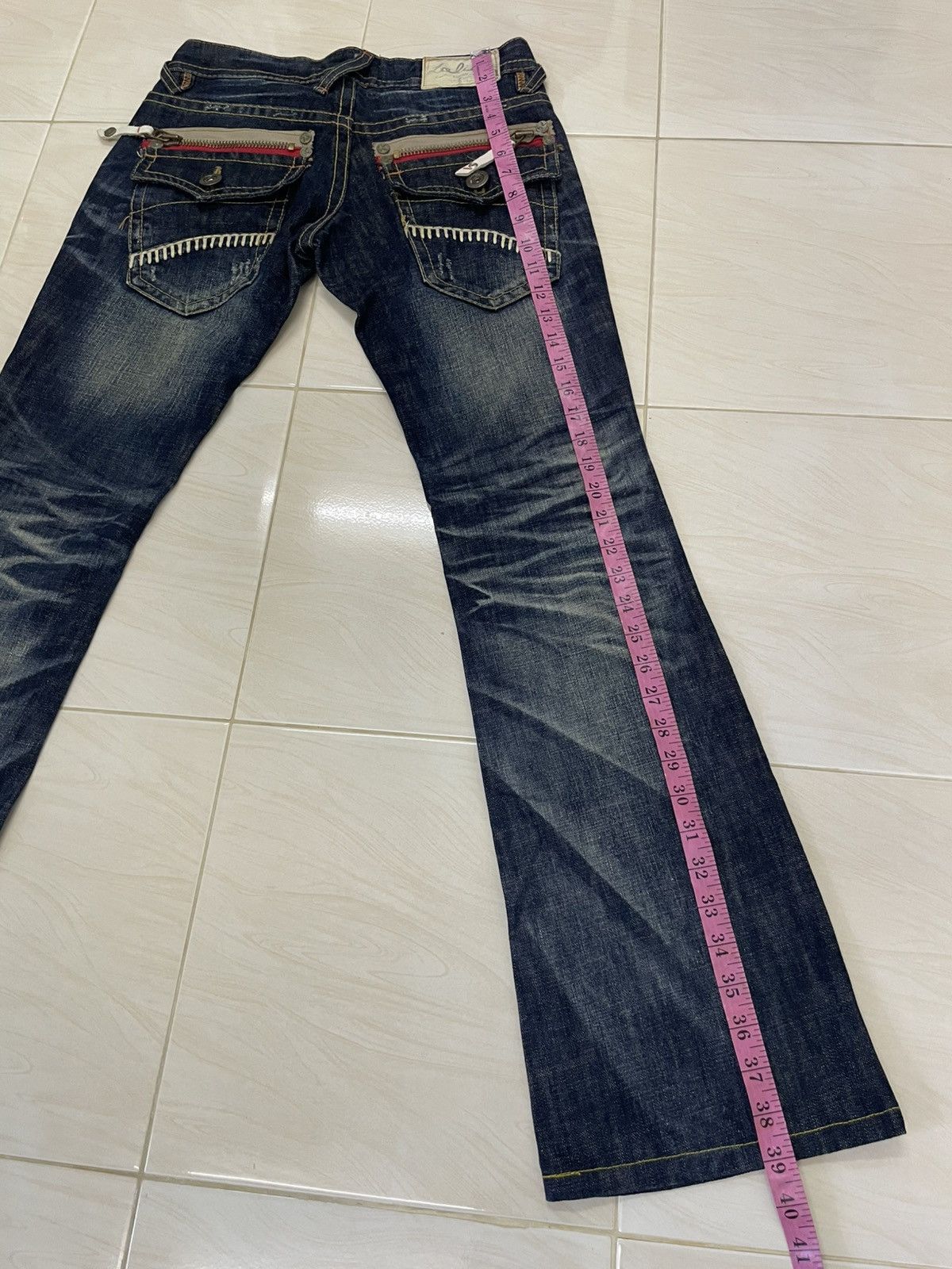 Tornado Mart Vintage Lolita Club By Concert Club Bootcut Denim Jeans Size US 30 / EU 46 - 13 Thumbnail