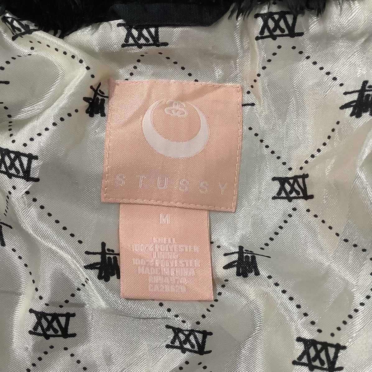 Stussy × Vintage 1990s Faux Fur Stussy Jacket Y2K Style Size US M / EU 48-50 / 2 - 5 Thumbnail