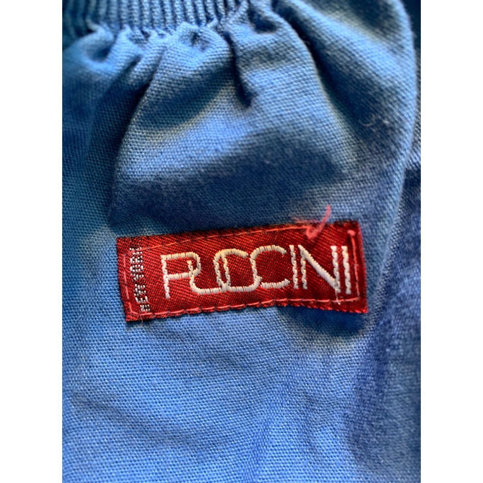 Vintage puccini Maternity Shorts Blue Adjustable Waist Size 6 Women Mom Bottoms with Pockets Stretch Size 28" / US 6 / IT 42 - 3 Thumbnail