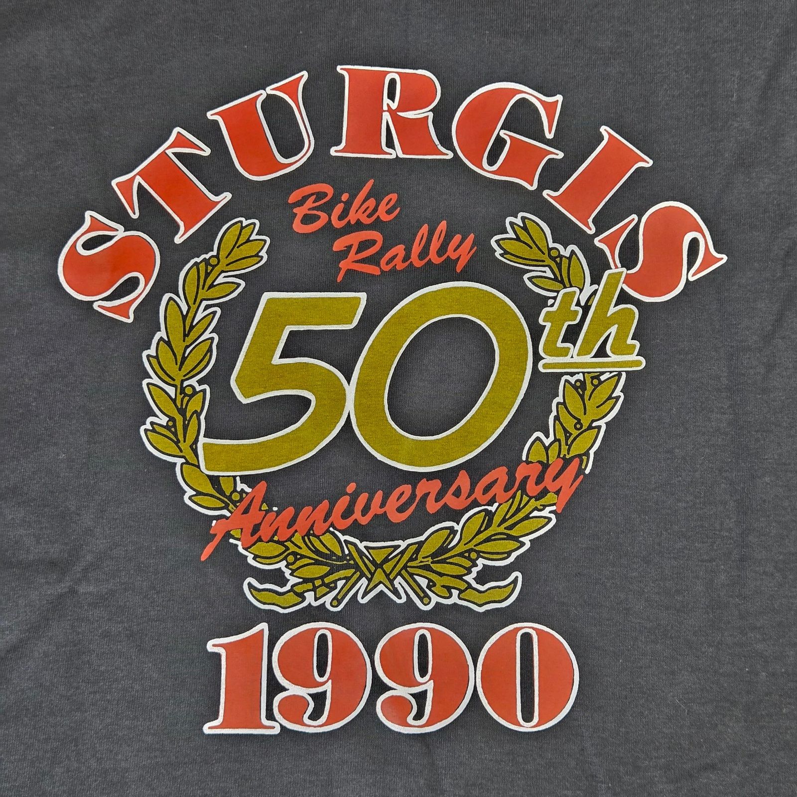 Vintage Screen Stars Sturgis 1990 Vintage Tee Shirt XL USA Made Size US XL / EU 56 / 4 - 4 Thumbnail