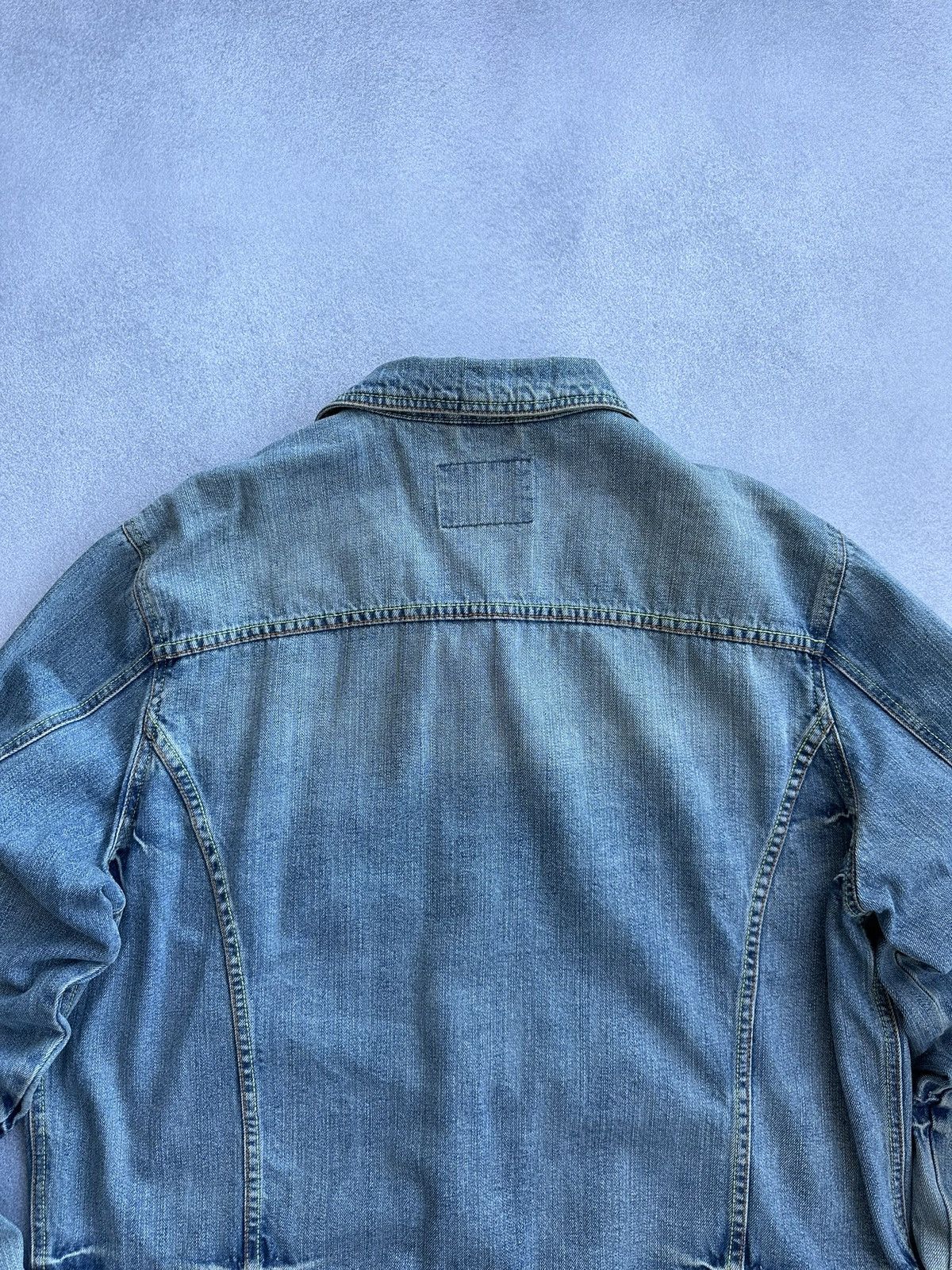 Casablanca × Vintage Vintage Casablanca Denim Distressed Japanese Jacket Size US XL / EU 56 / 4 - 14 Thumbnail