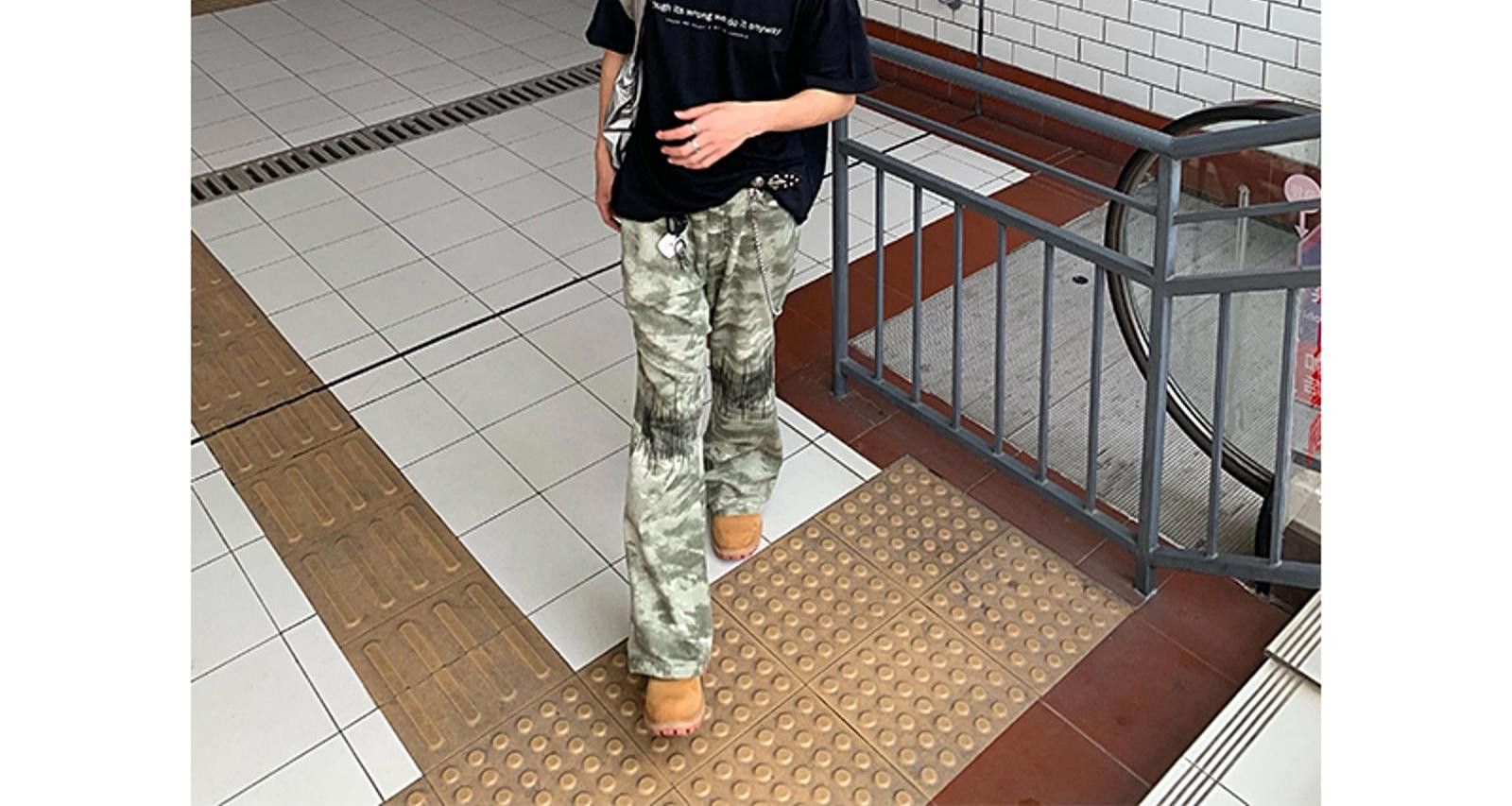 Vintage Camo Wide Leg Pants Size US 34 / EU 50 - 4 Thumbnail