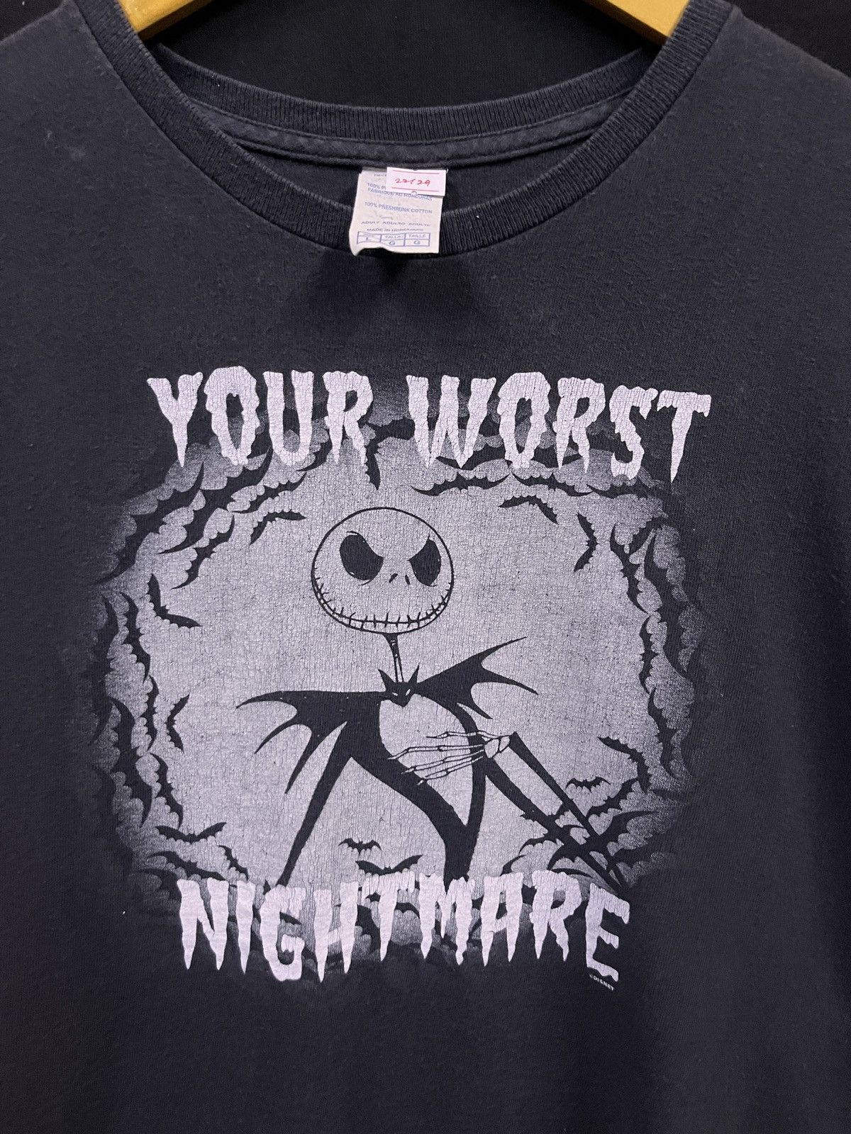 Vintage VINTAGE NIGHTMARE BEFORE CHRISTMAS TSHIRT Size US L / EU 52-54 / 3 - 3 Thumbnail