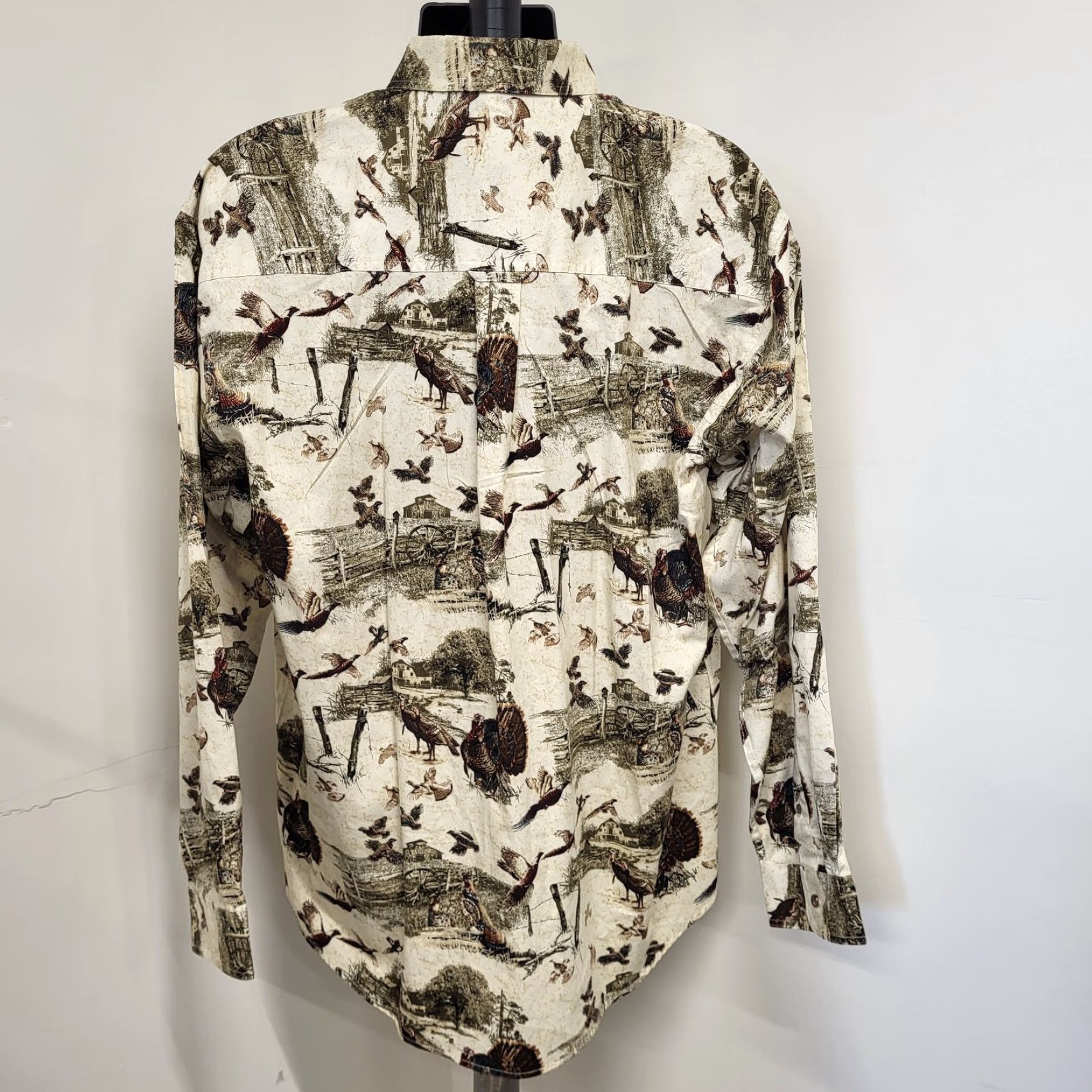 Vintage Legendary Whitetails Turkey Shirt Mens XL Button-Up Long Sleeve Hunting Shirt Size US XL / EU 56 / 4 - 4 Thumbnail