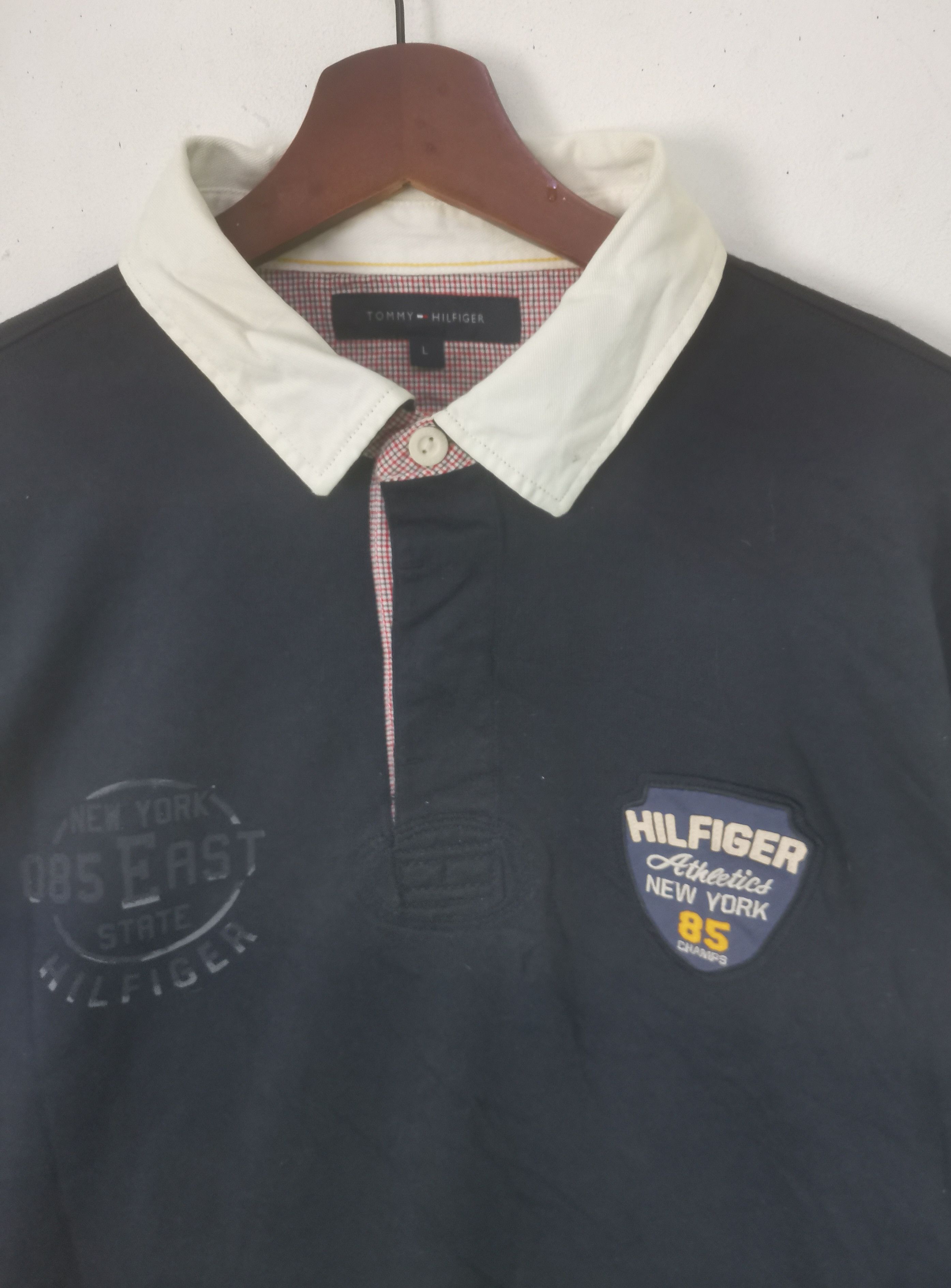 Tommy Hilfiger Rare Tommy hilfiger polos Long sleeve shirt Size US L / EU 52-54 / 3 - 2 Thumbnail