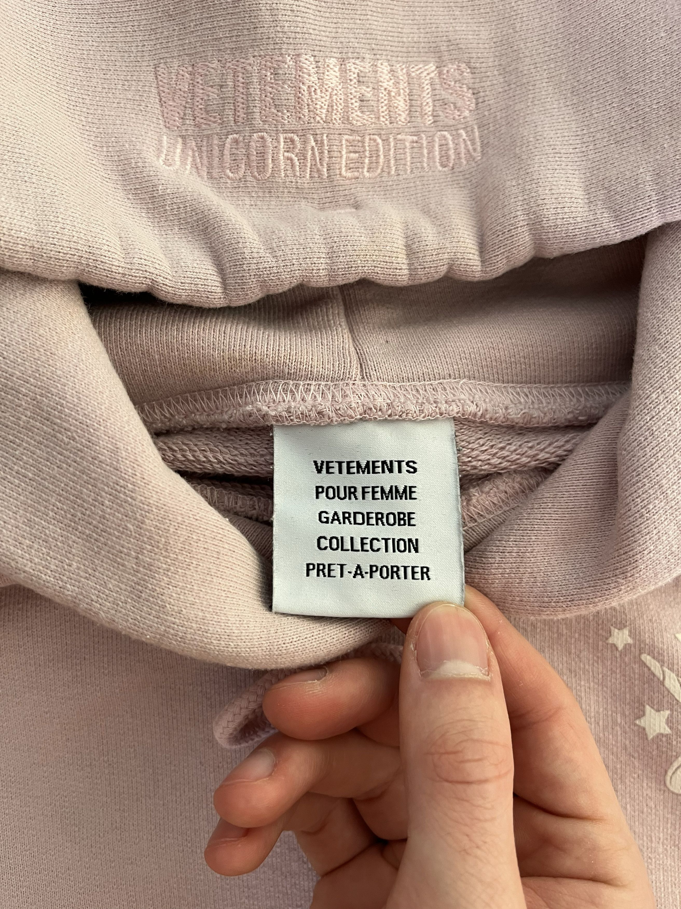 Vetements Vetements Unicorn Edition Hoodie Size XS / US 0-2 / IT 36-38 - 5 Thumbnail