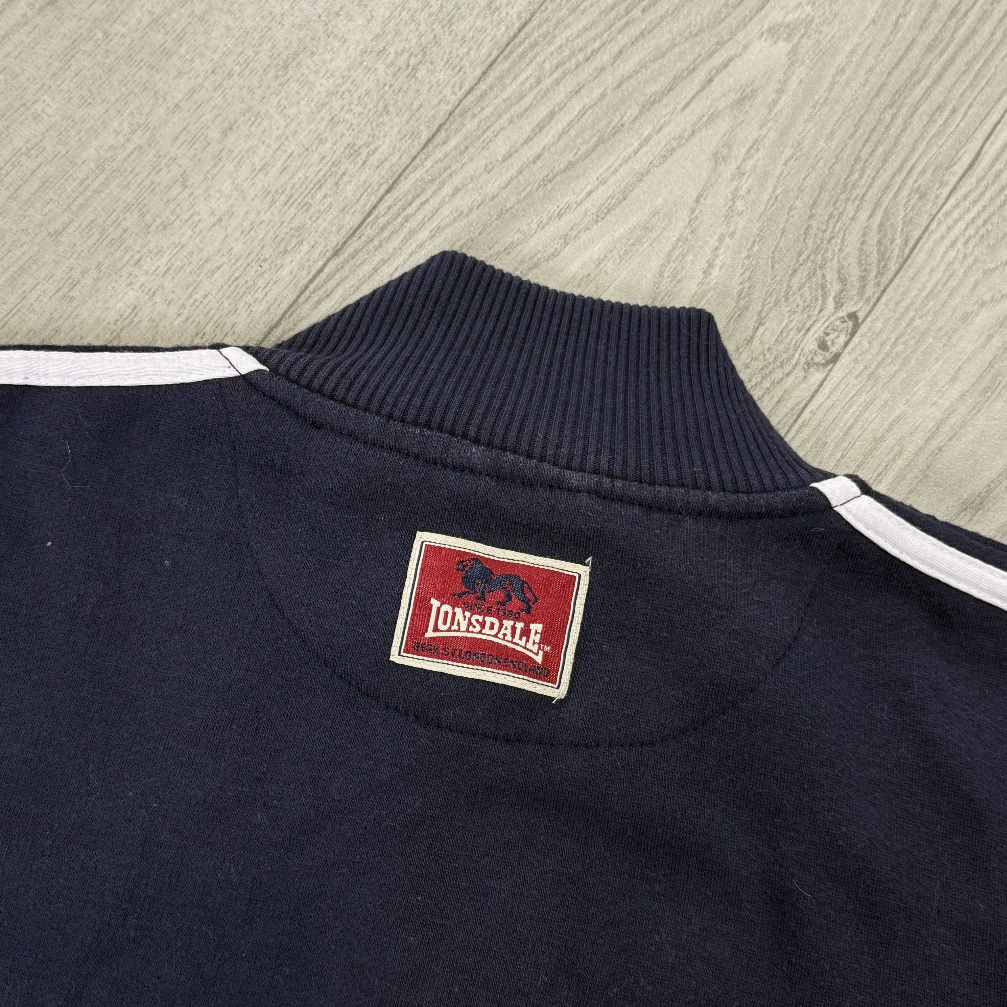 Lonsdale Vintage Lonsdale 90s Embroidered Zip Sweatshirt Sweat Jacket Size US S / EU 44-46 / 1 - 8 Thumbnail