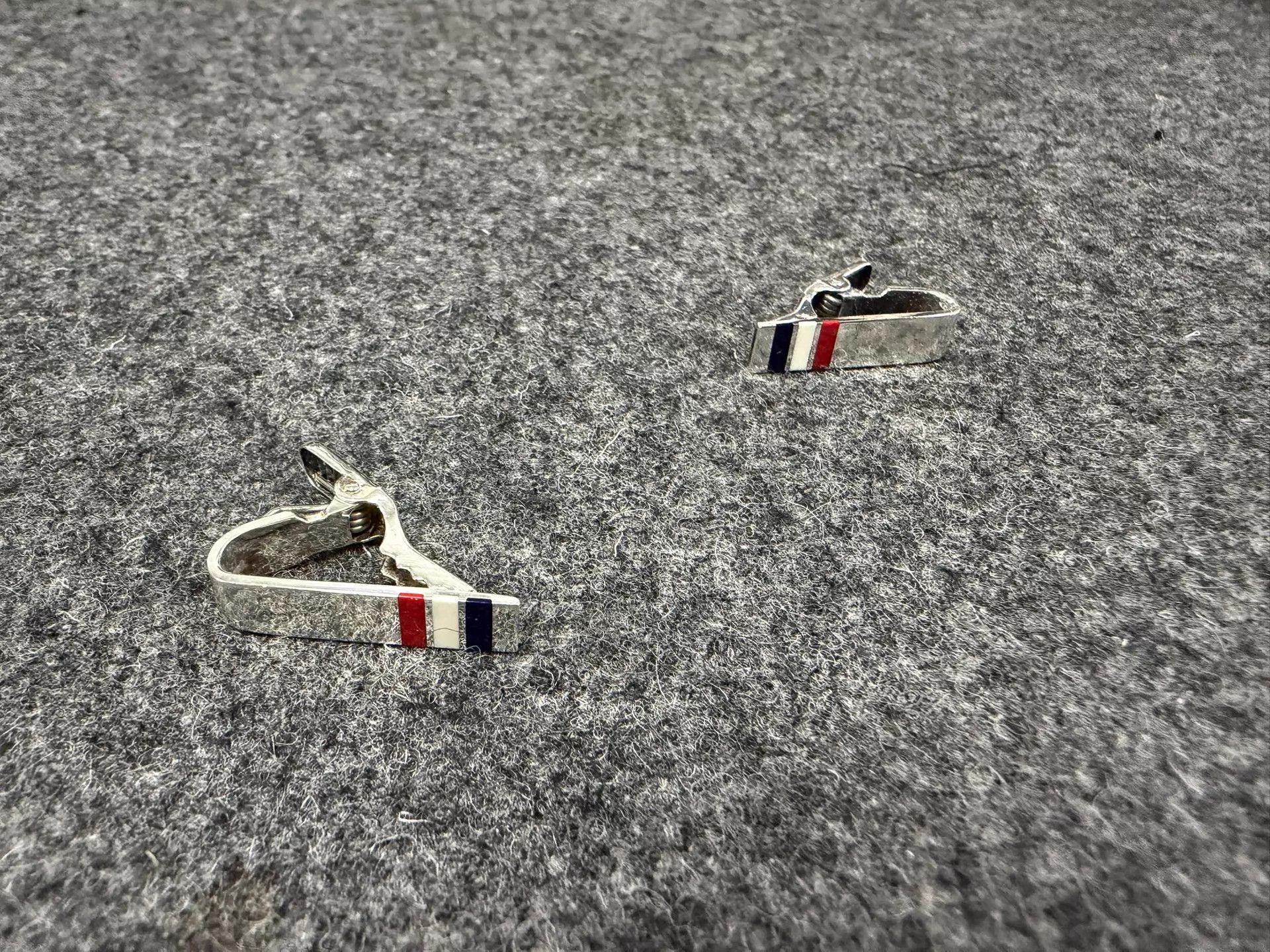 Thom Browne Thom Browne Short Tieclip Tri-Color 925 Silver 95 New Size ONE SIZE - 4 Thumbnail