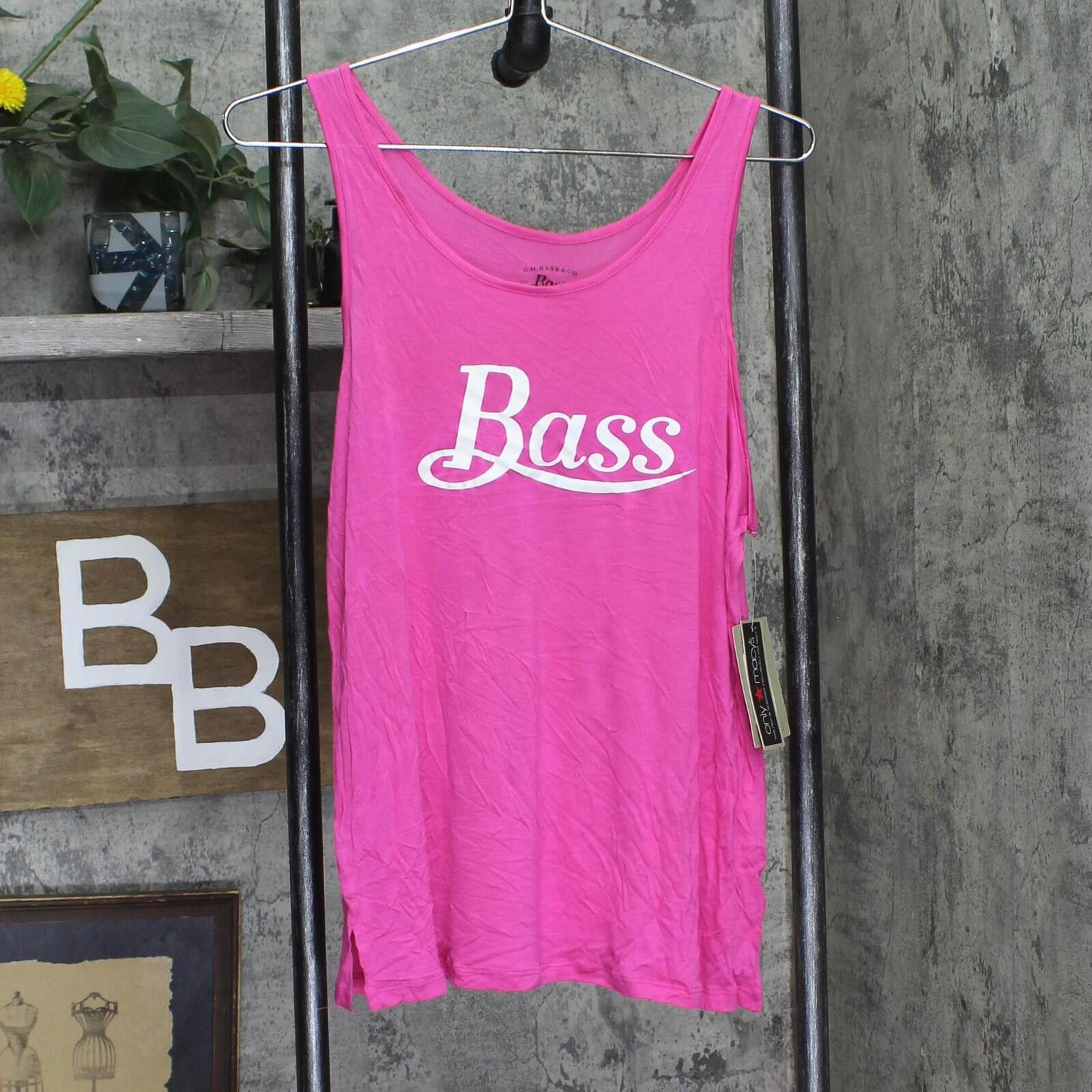 Bass Nwt Bass Sleeveless Tank Scoop Neck Top 480321173 Pink M Size M / US 6-8 / IT 42-44 - 1 Thumbnail
