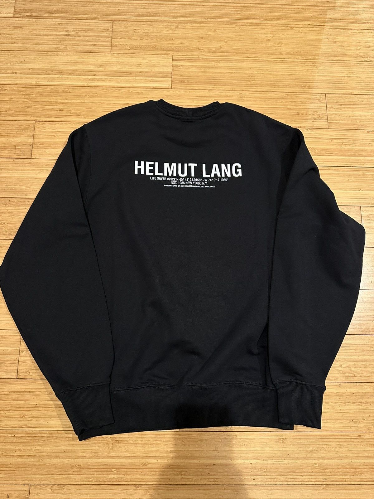 Helmut Lang Helmut Lang Cross Crewneck Size Small Size US M / EU 48-50 / 2 - 5 Thumbnail