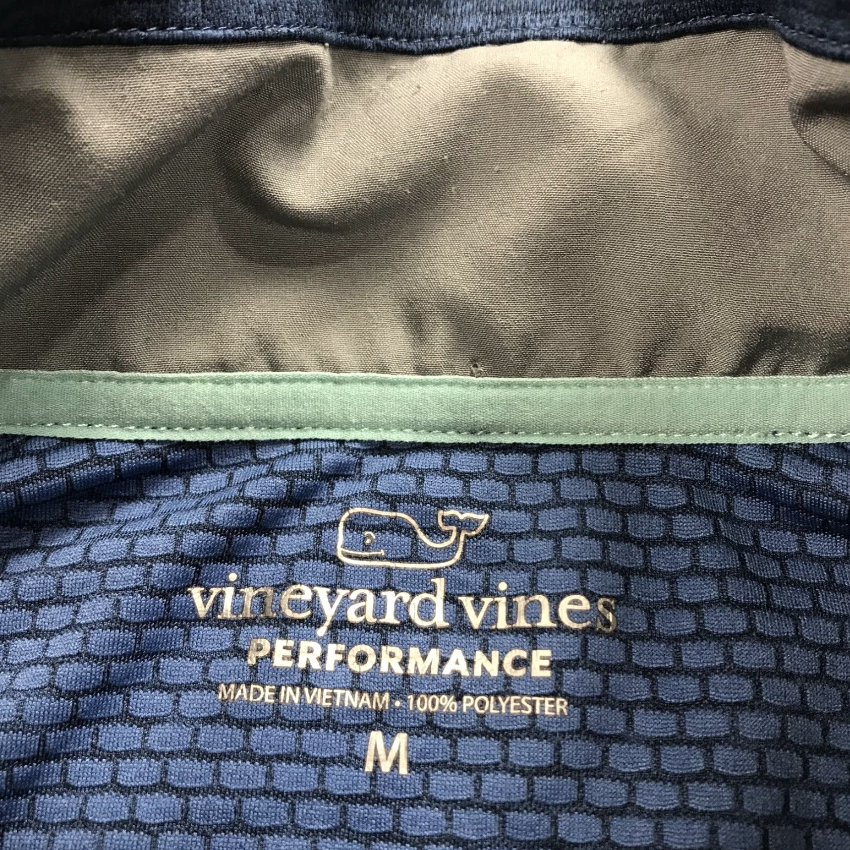 Vineyard Vines Vineyard Vines Jacket Mens M Blue 1/4 Zip Pullover Golf Whale Athleticwear Outdoor Preppy Logo Modern Outdoors Mens Size US M / EU 48-50 / 2 - 4 Thumbnail